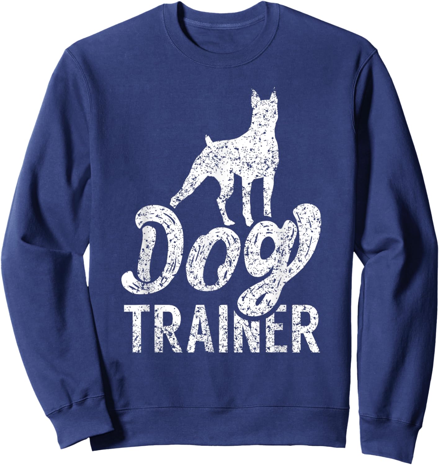 Dog Trainer Service Training Handler Sweatshirt - Sweatshirt | Navy