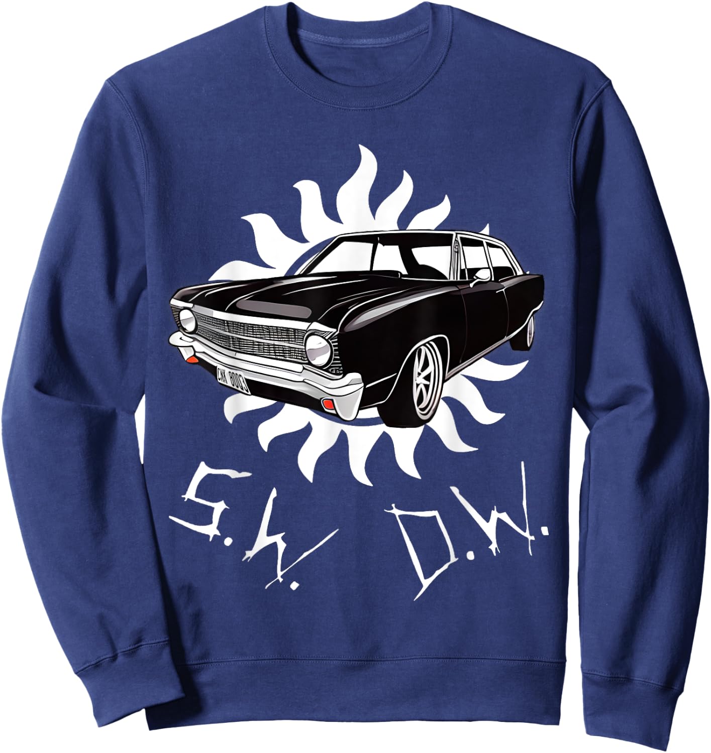 SW and DW SPN Baby Nostalgia Sweatshirt - Sweatshirt | Navy