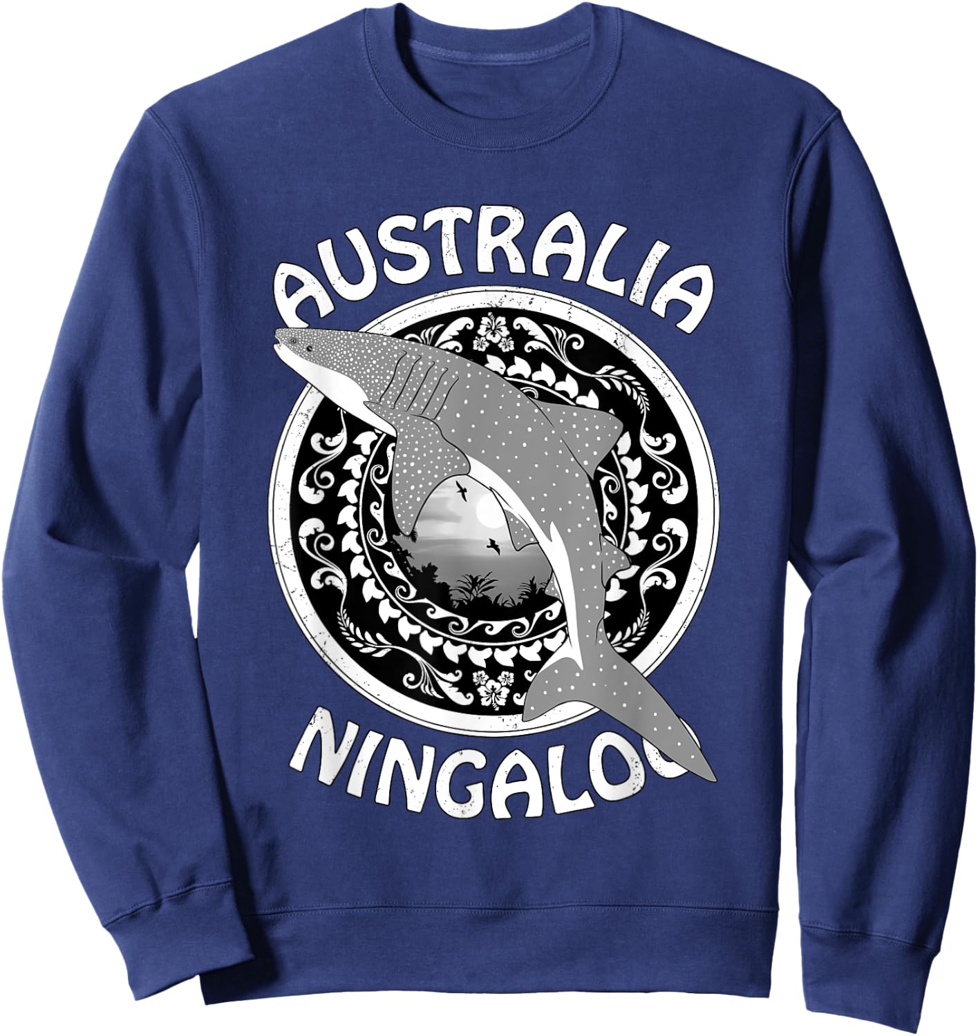 Whale Shark Ningaloo Australia Sweatshirt - Sweatshirt | Navy