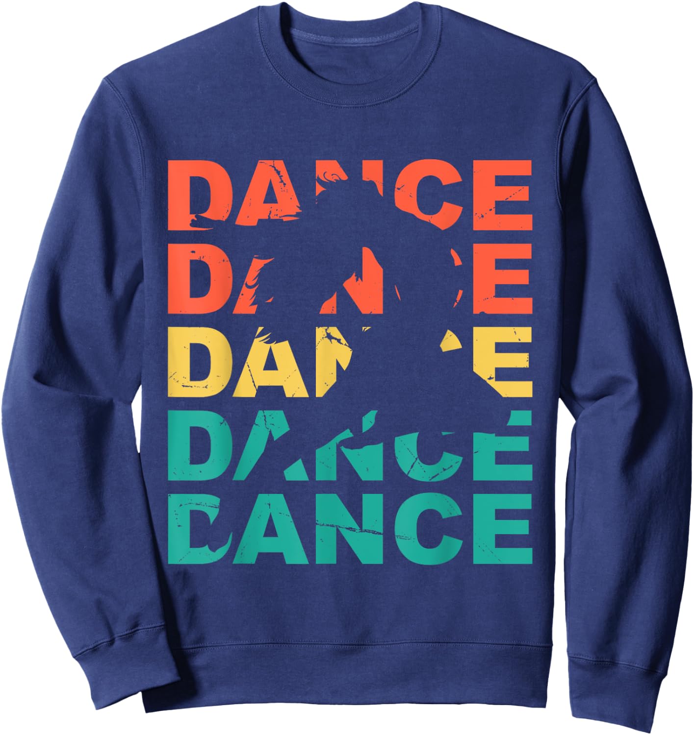 Retro Vintage Dancing For Dancers Sweatshirt - Sweatshirt | Navy