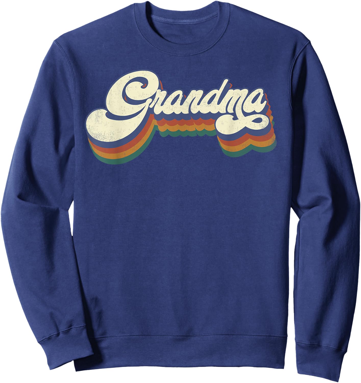 Grandma Gifts Retro Vintage Mother's Day Grandma Sweatshirt - Sweatshirt | Navy