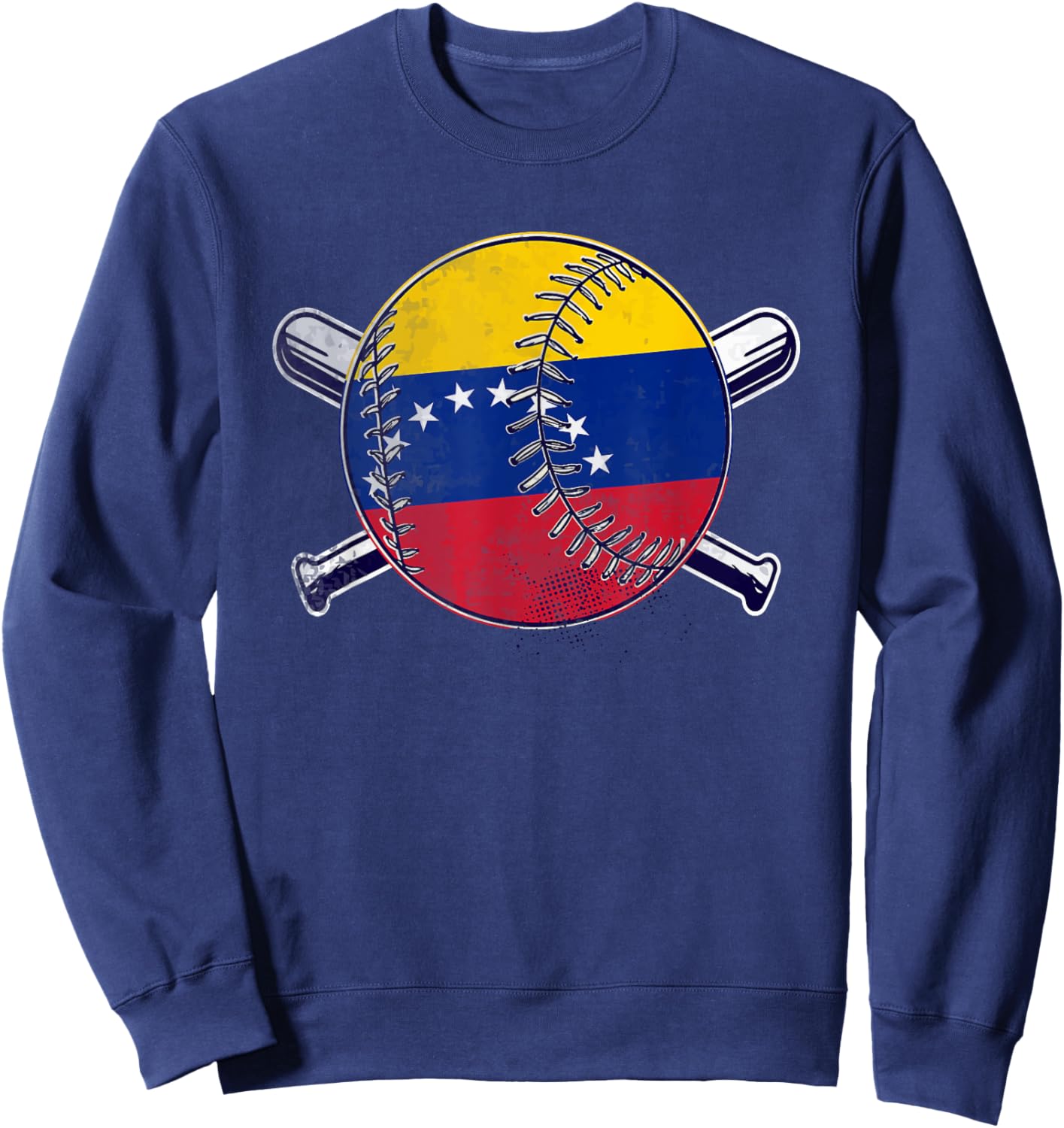 Venezuelan Baseball Sport Venezuela Baseball Sweatshirt - Sweatshirt | Navy