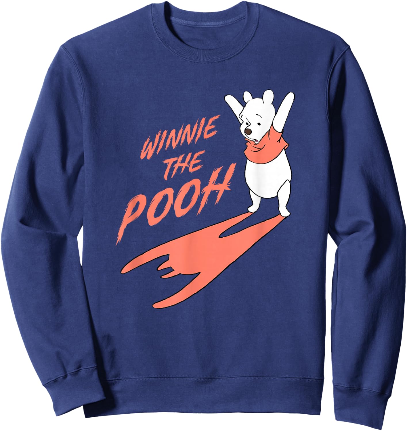 Disney Winnie The Pooh Halloween Casting Scary Shadow Sweatshirt - Sweatshirt | Navy