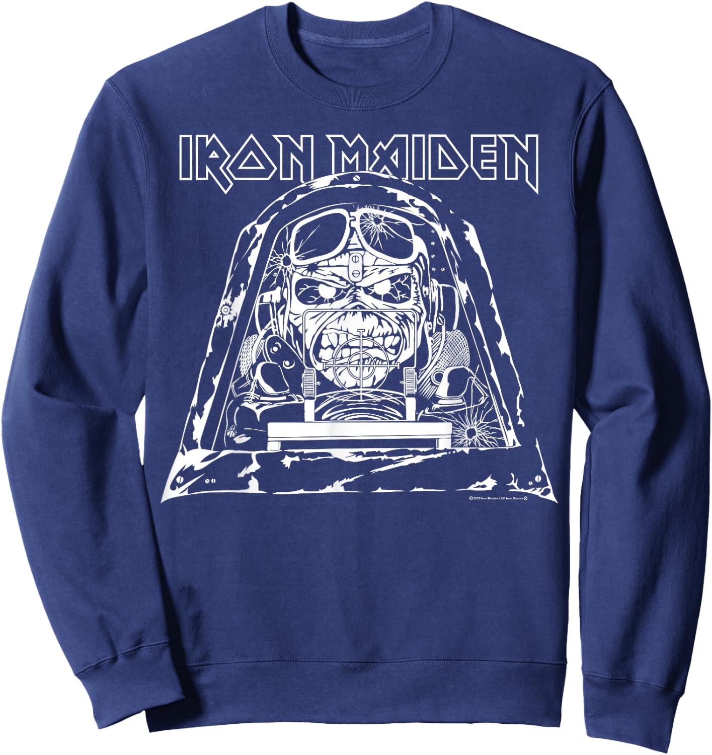 Iron Maiden - Aces High Line Sweatshirt - Sweatshirt | Navy