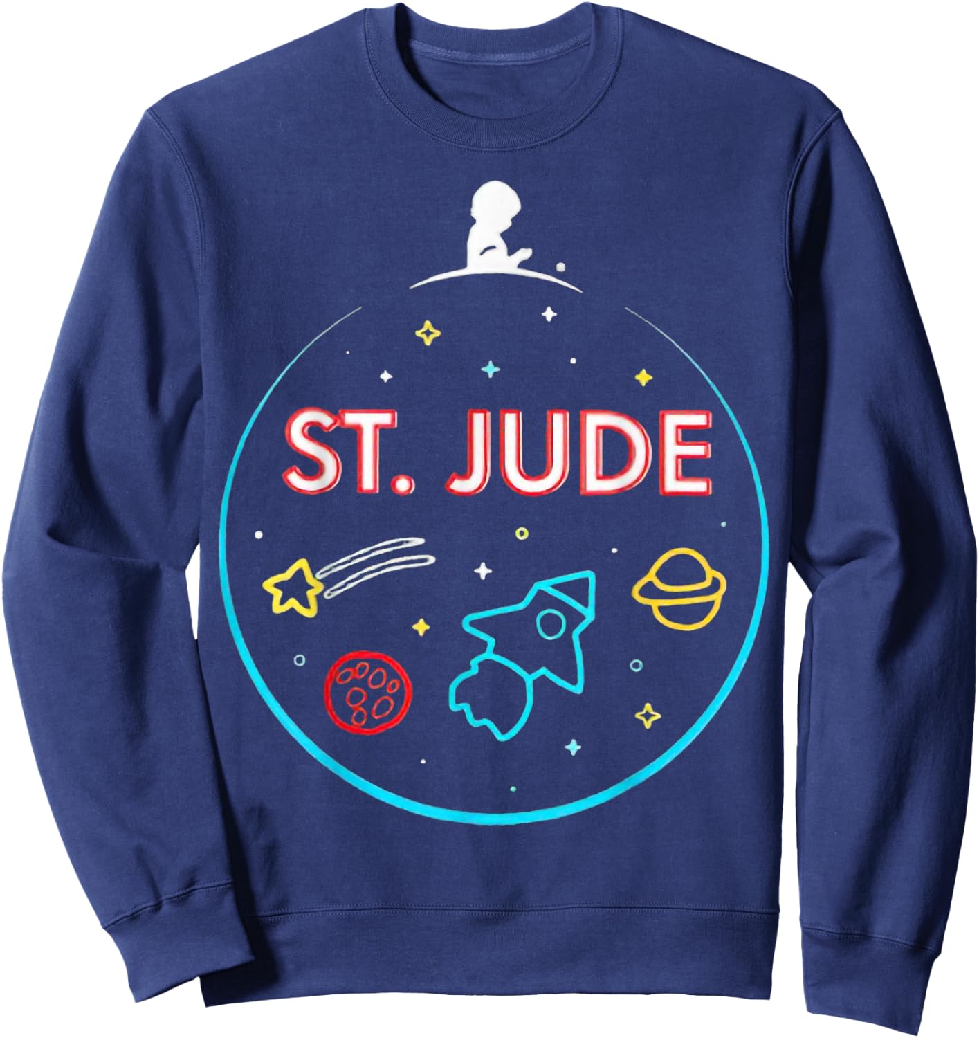 St. Jude Patient Ty Rocket New Sweatshirt - Sweatshirt | Navy