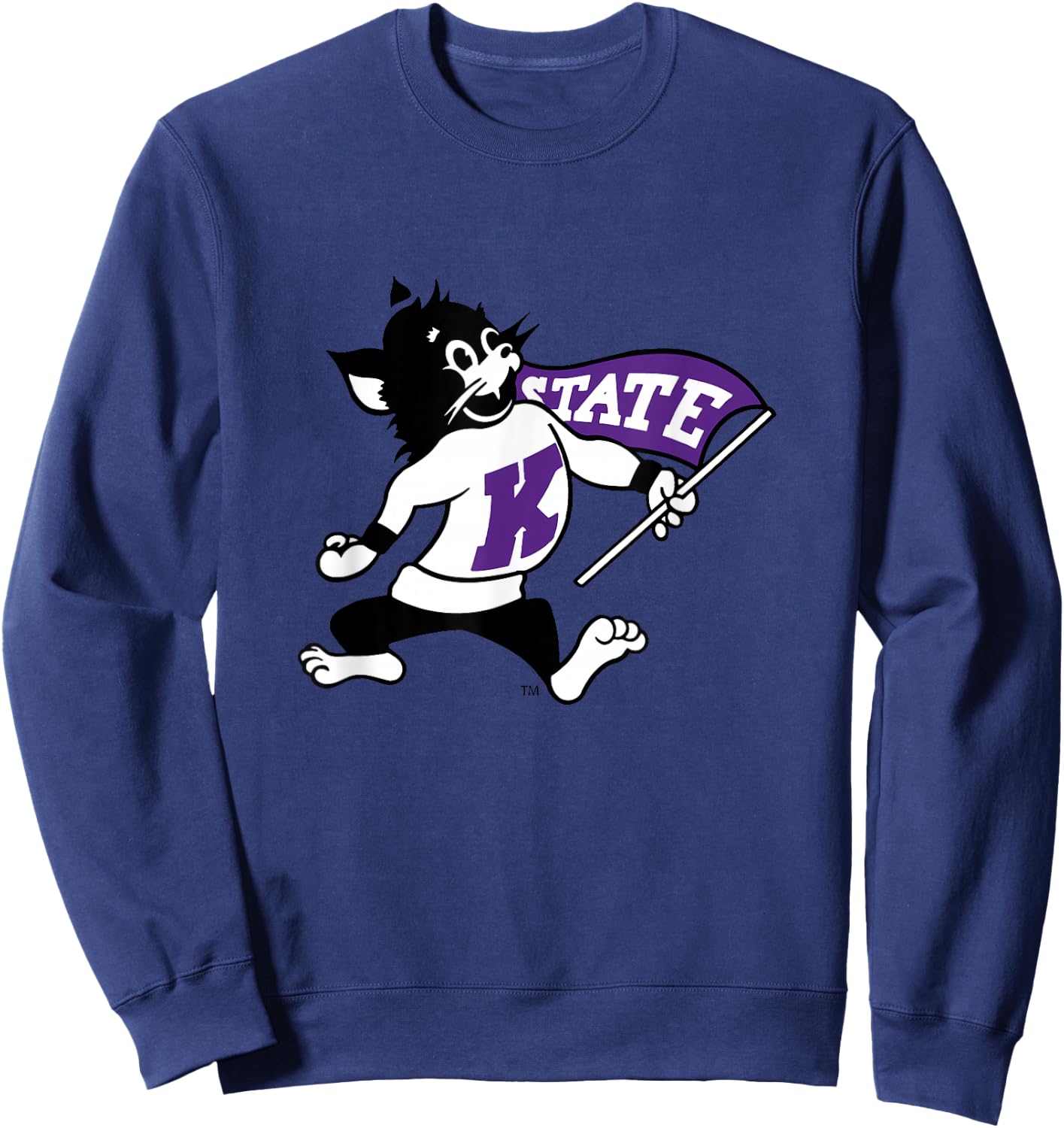 Kansas State Wildcats | Official NCAA University | RYLKSU06 Sweatshirt - Sweatshirt | Navy