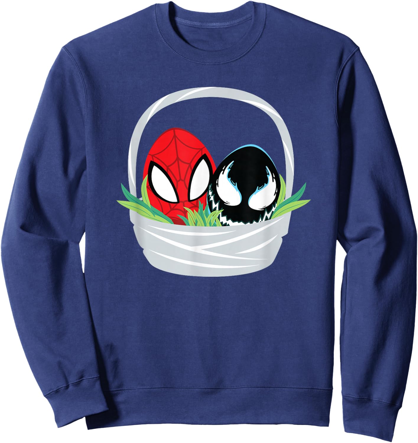 Marvel Spider-Man and Venom Easter Basket Small Sweatshirt - Sweatshirt | Navy