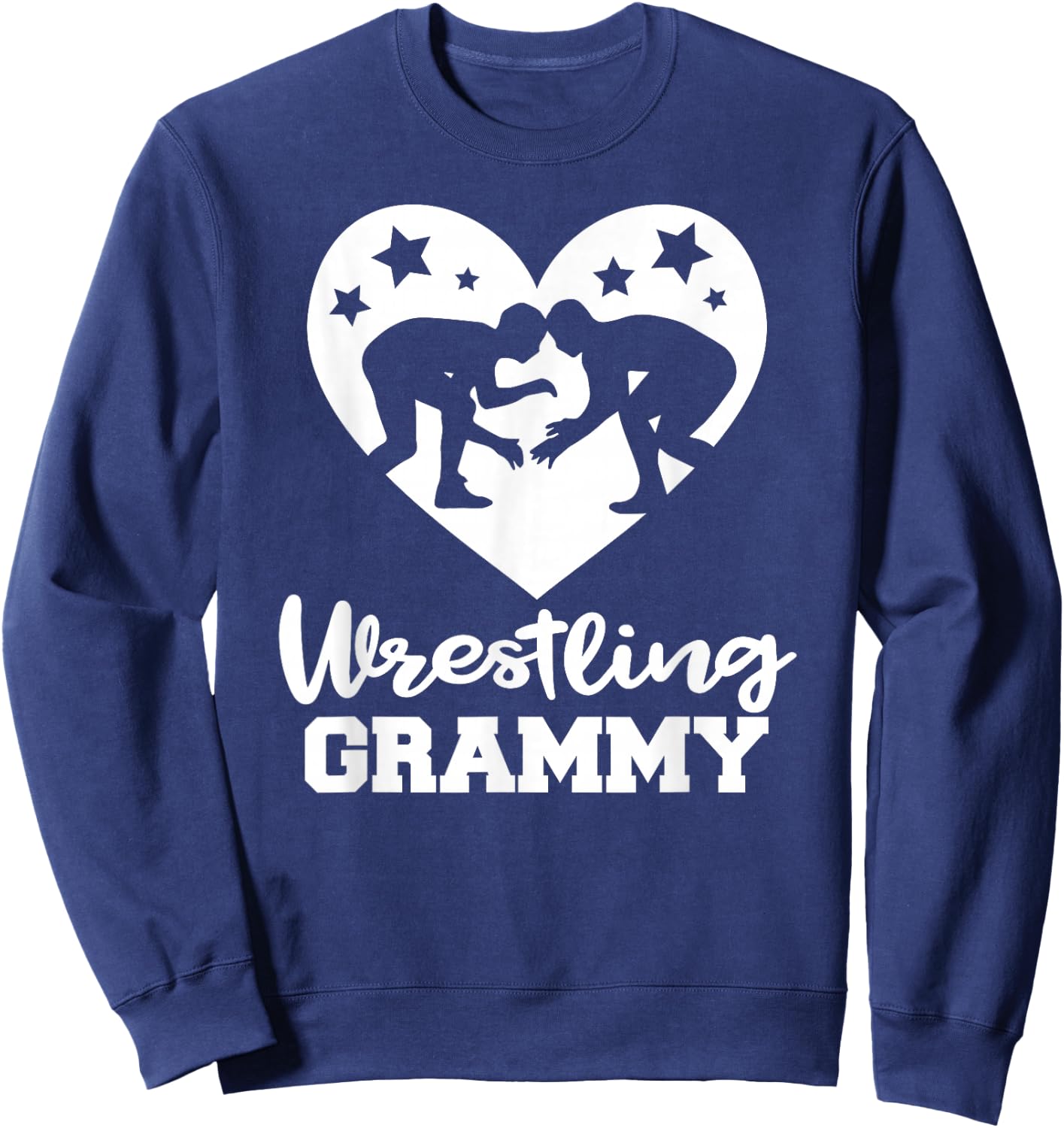 Wrestling Grammy Funny Wrestler Athlete Grammy Sweatshirt - Sweatshirt | Navy