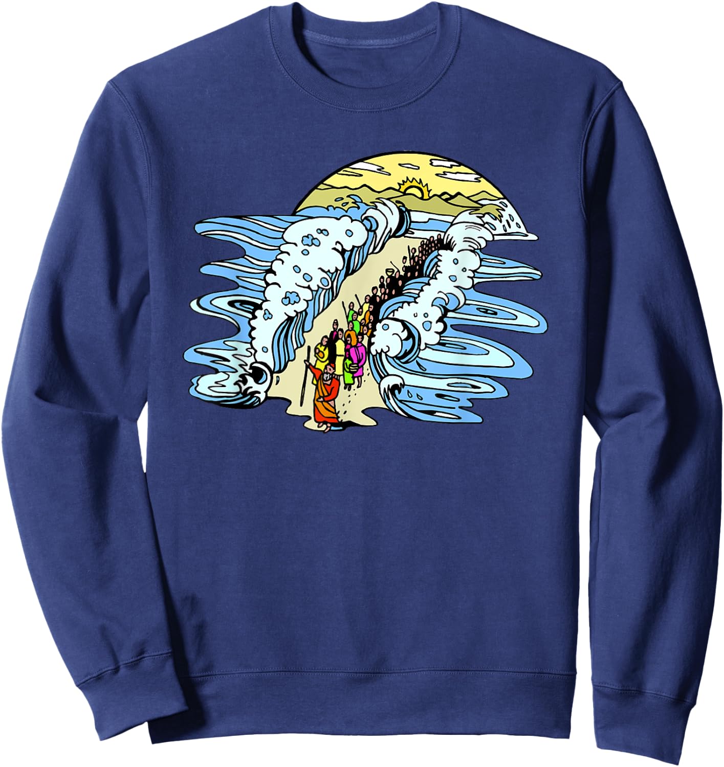 Moses Moshe Red Sea Sweatshirt - Sweatshirt | Navy
