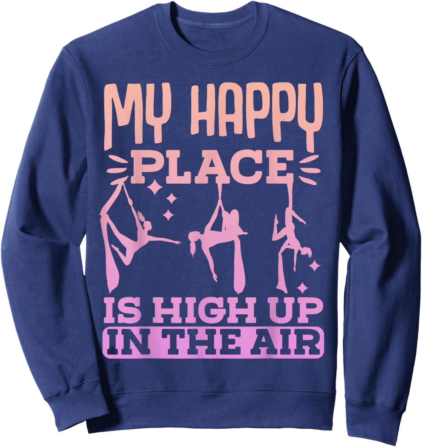 Aerialist Performer Gymnastic Aerial Silks Sweatshirt - Sweatshirt | Navy