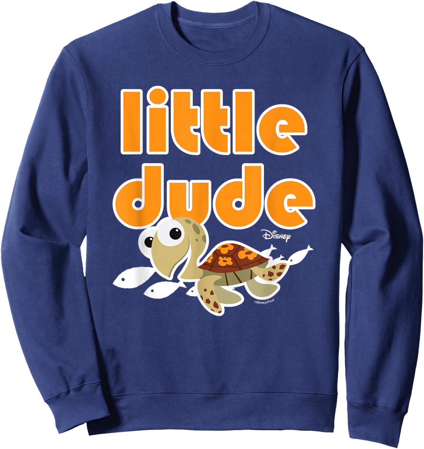Finding Nemo - Squirt Turtle Little Dude Sweatshirt - Sweatshirt | Navy
