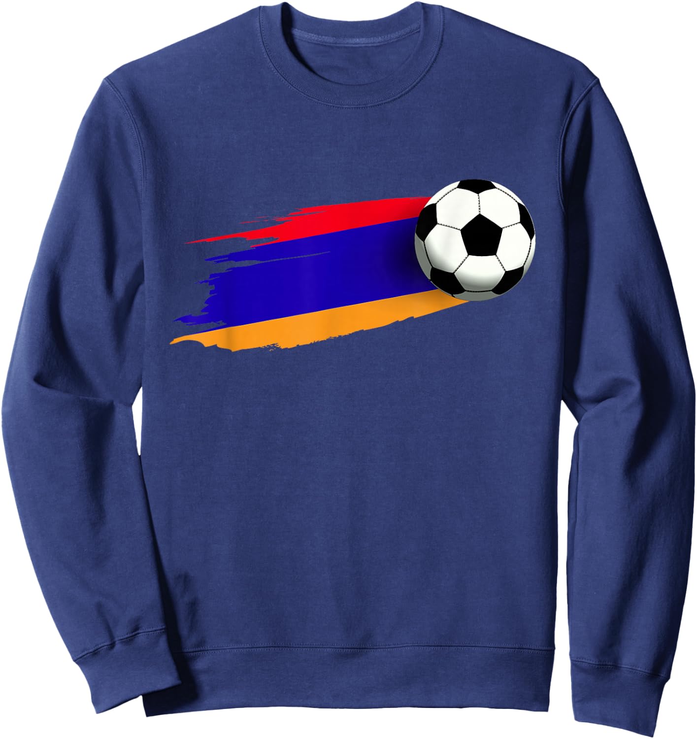 Armenia Flag Jersey Armenian Soccer Team Armenian Sweatshirt - Sweatshirt | Navy