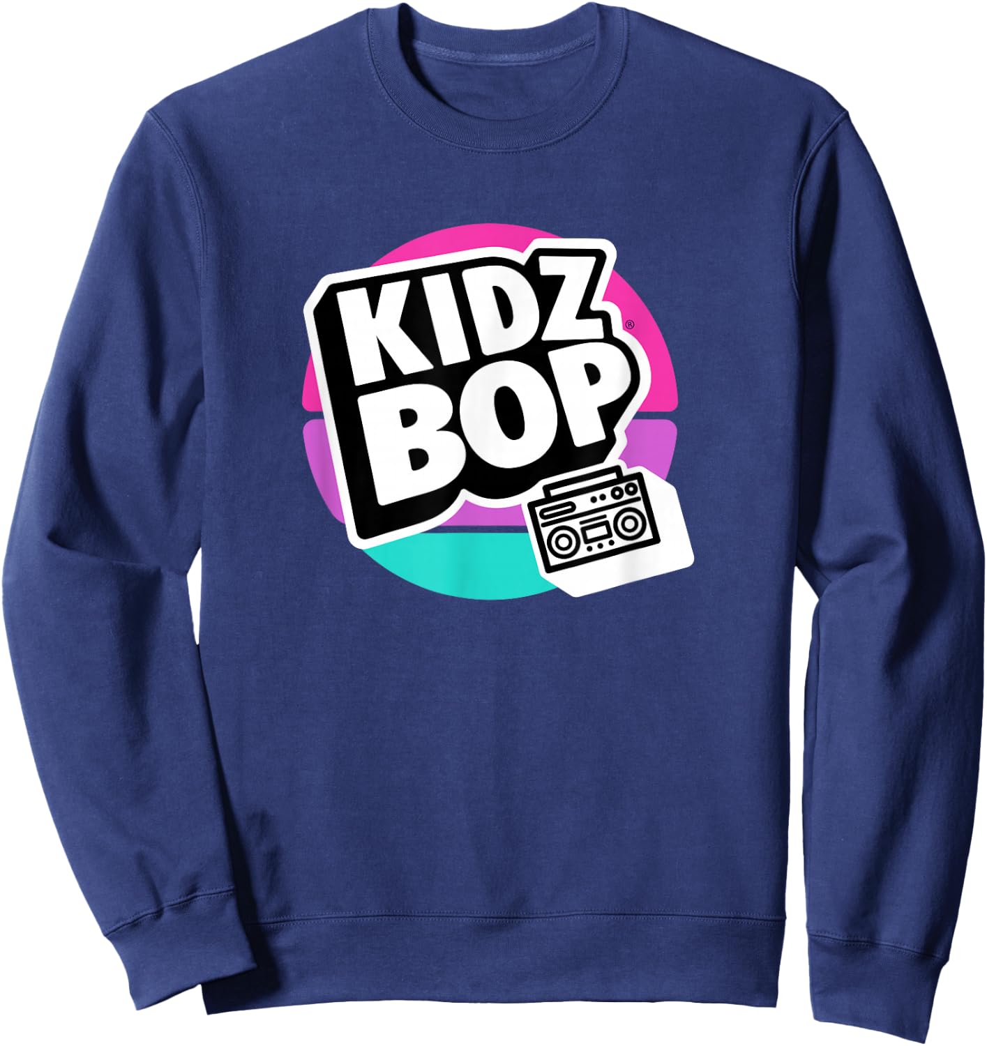 KIDZ BOP - Boombox Logo Sweatshirt - Sweatshirt | Navy