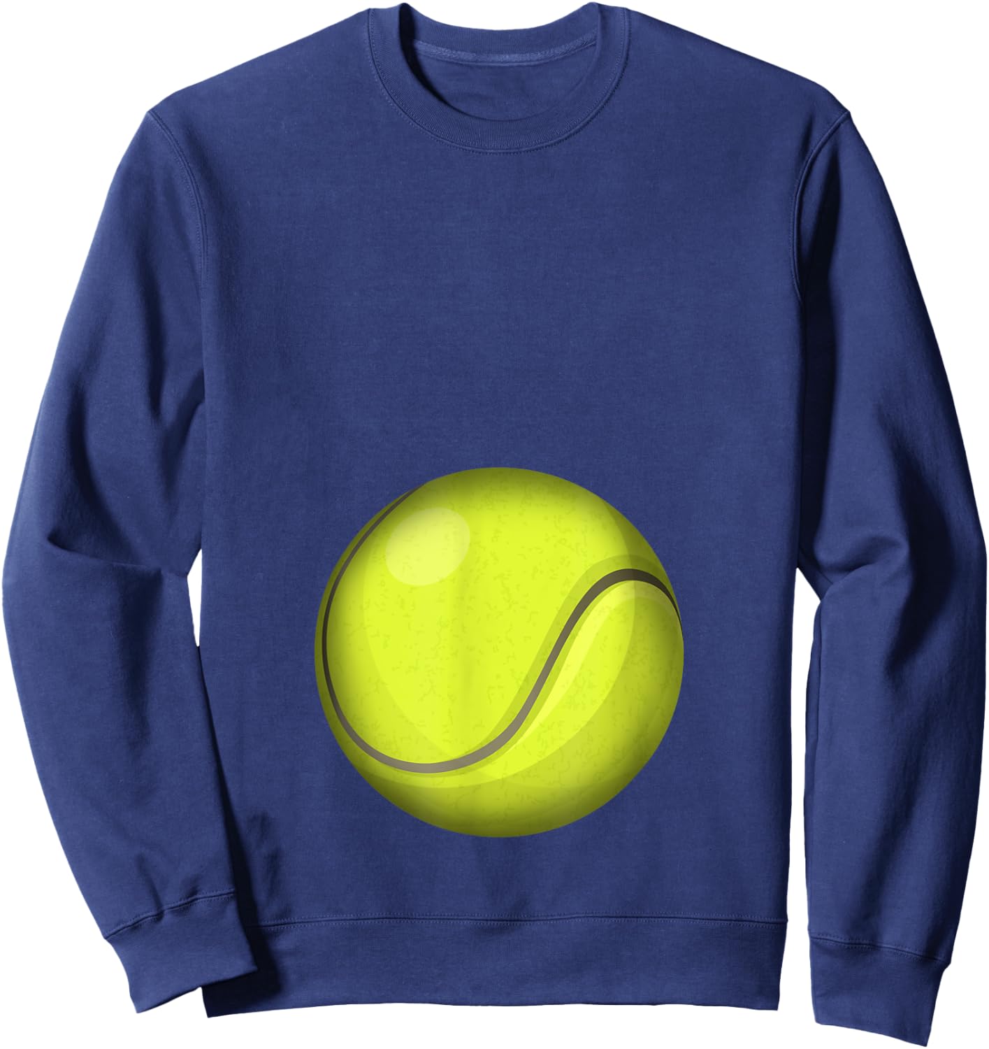 Funny Tennis Player Belly Pregnant Mama Sweatshirt - Sweatshirt | Navy