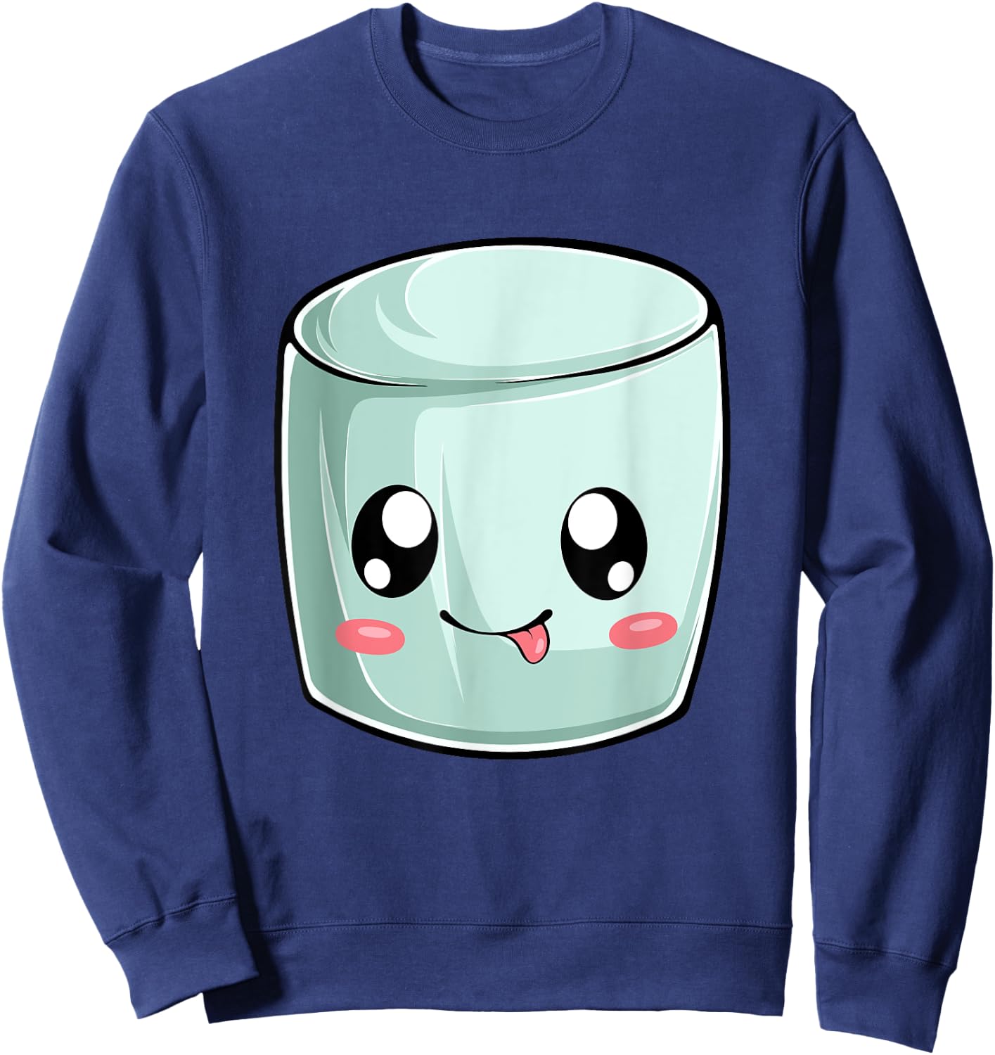 Marshmallow S'mores Halloween Costume Group Sweatshirt - Sweatshirt | Navy