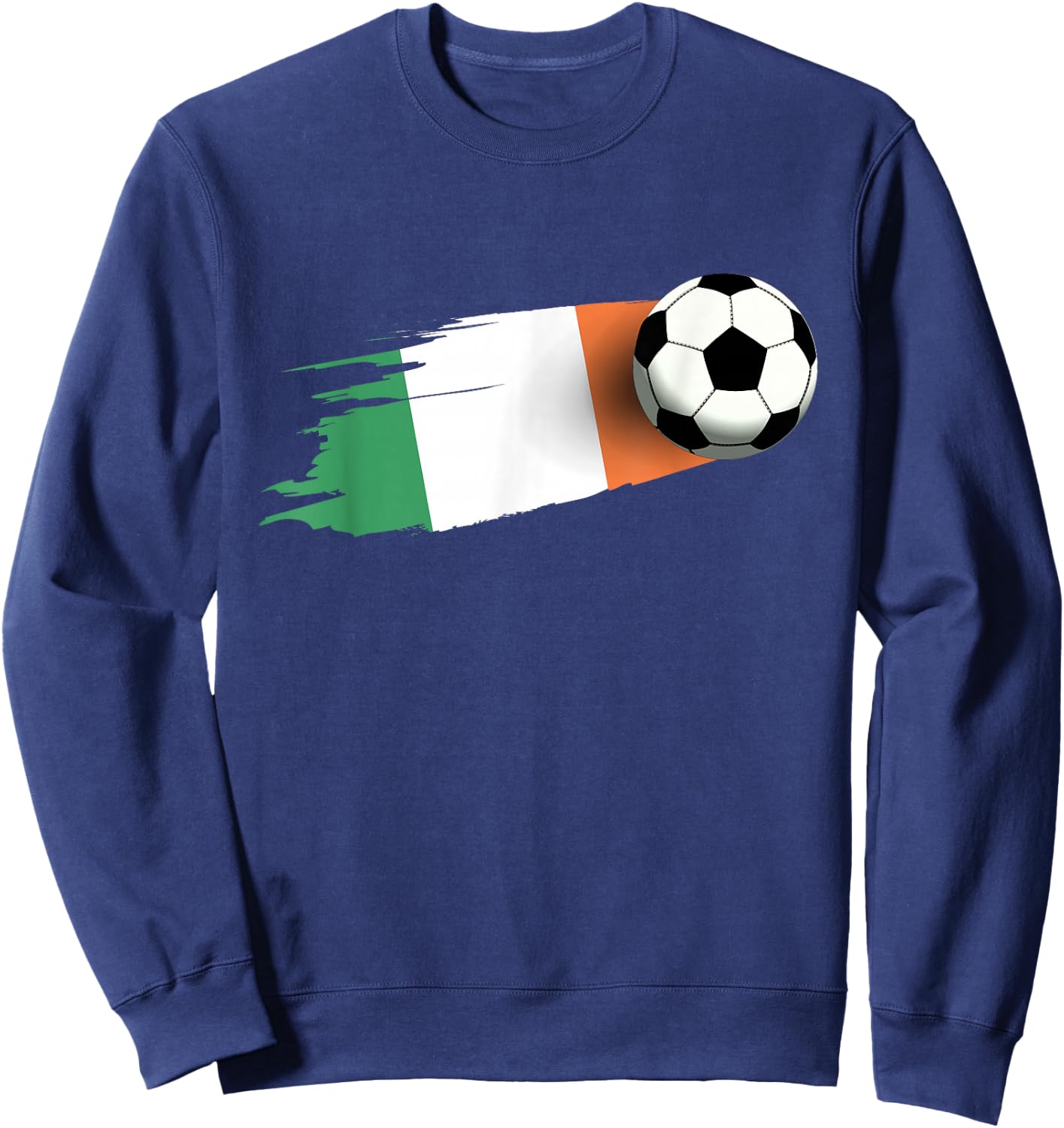Ireland Flag Jersey Ireland Soccer Team Ireland Sweatshirt - Sweatshirt | Navy
