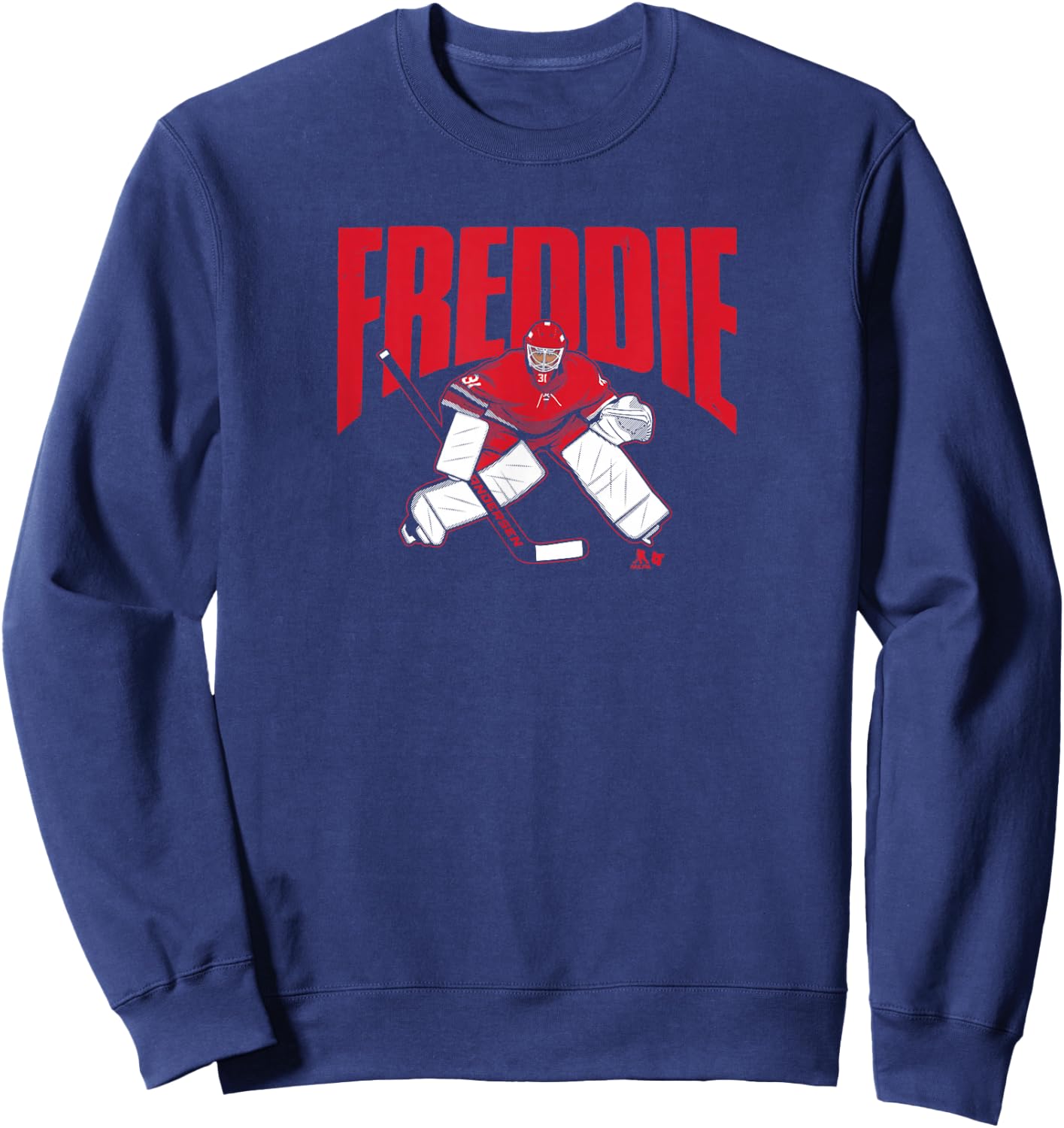 Frederik Andersen: Freddie - Carolina Hockey Sweatshirt - Sweatshirt | Navy