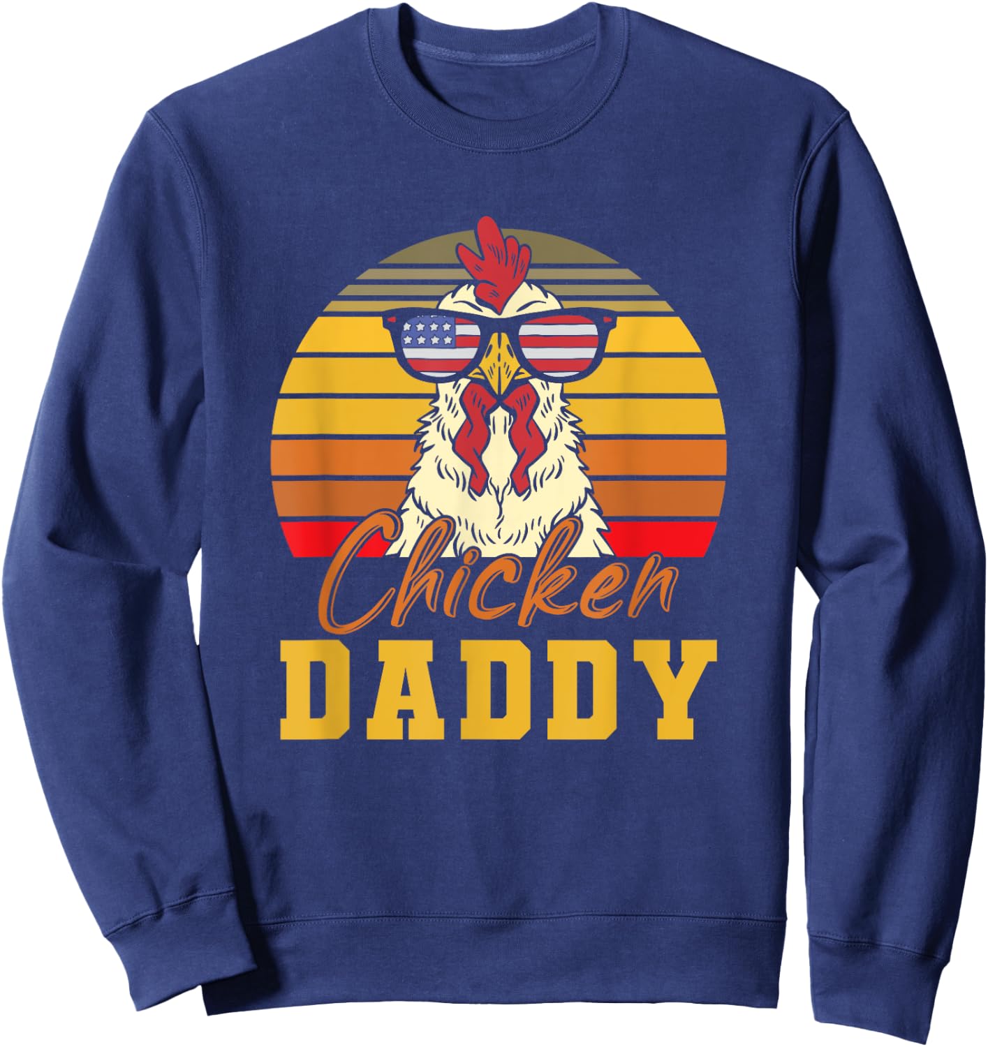 Chickens Chicken Vintage Chicken Sayings Sweatshirt - Sweatshirt | Navy