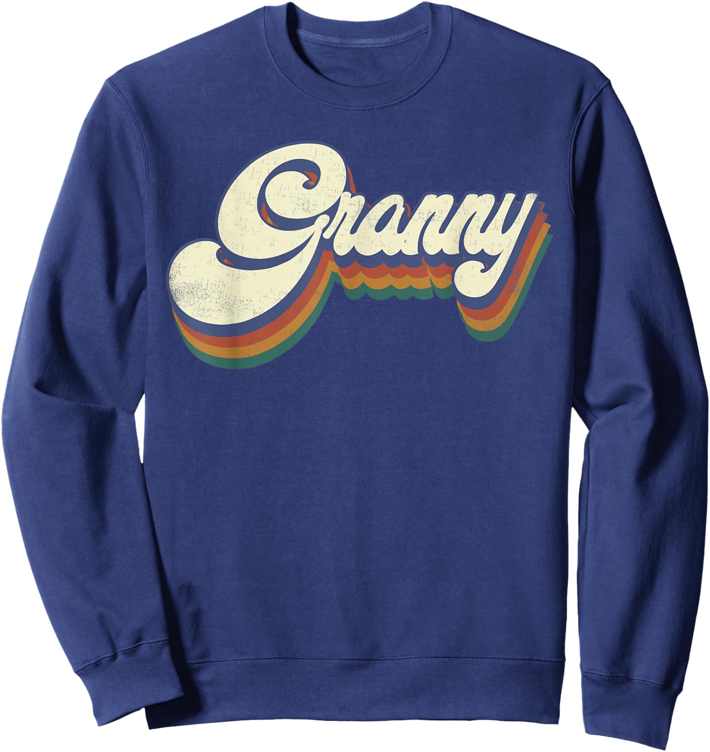 Granny Gifts For Grandma Retro Vintage Mother's Day Granny Sweatshirt - Sweatshirt | Navy