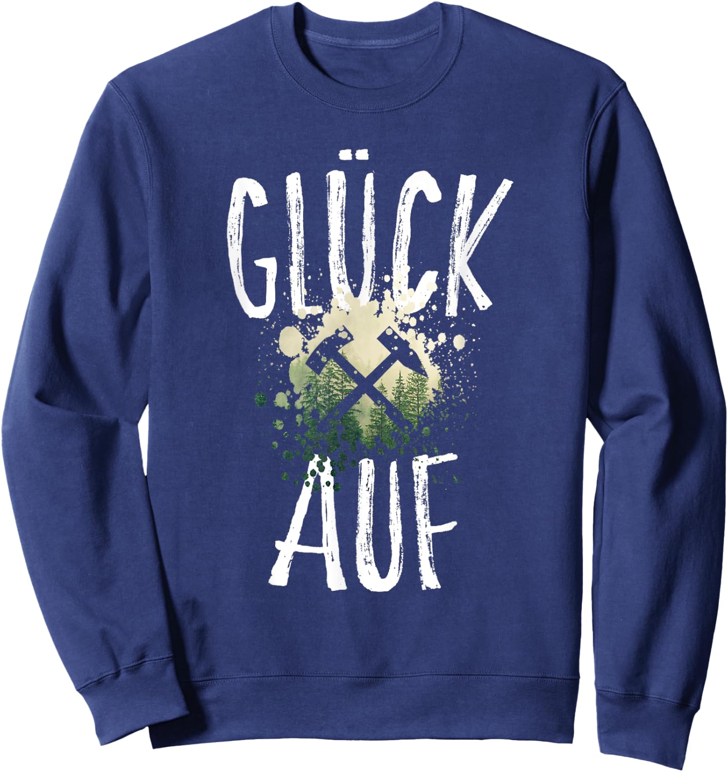 Mallets and Iron - Glück Auf Erzgebirge Sweatshirt - Sweatshirt | Navy