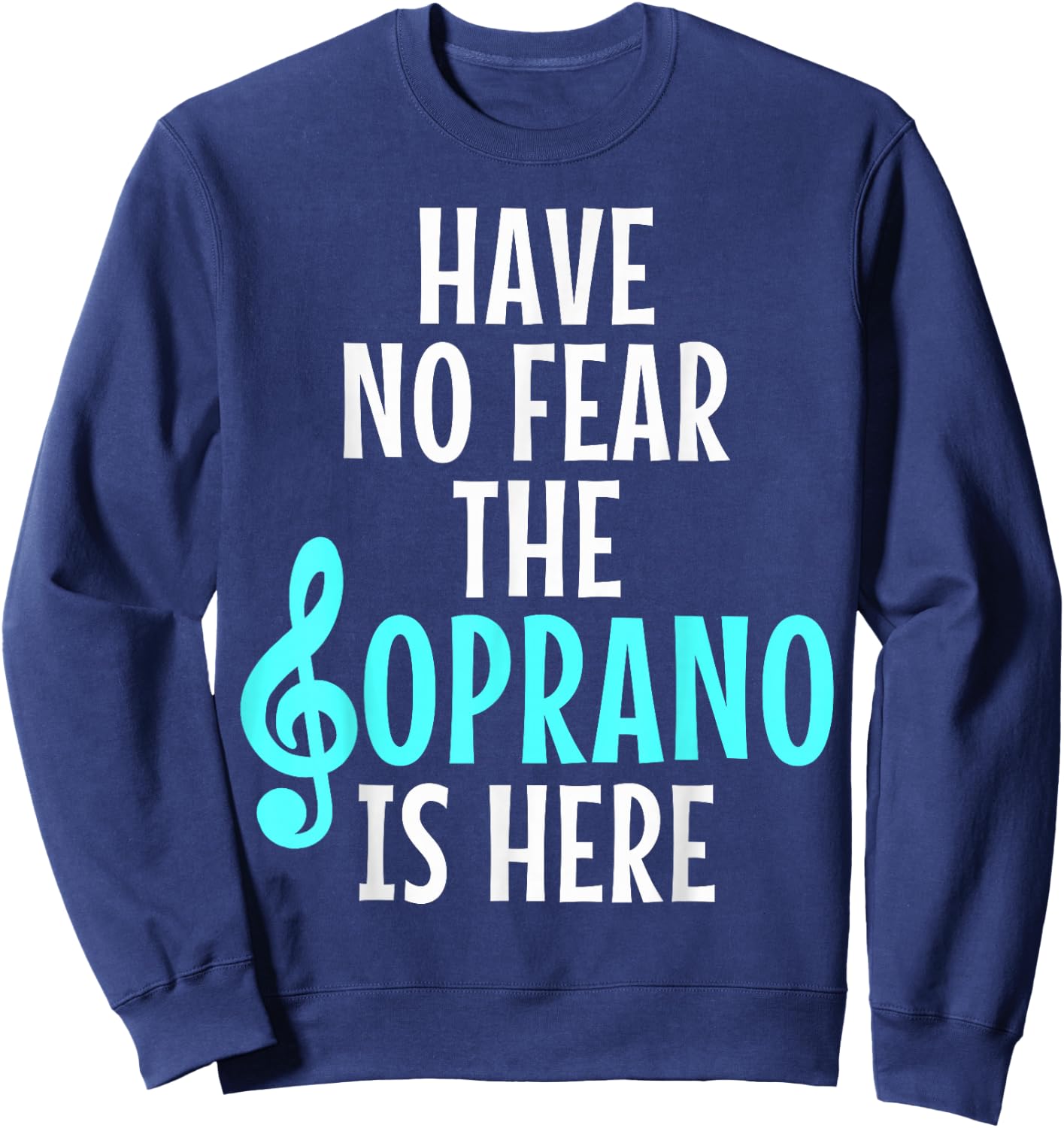 Soprano Choir Singer Sweatshirt - Sweatshirt | Navy