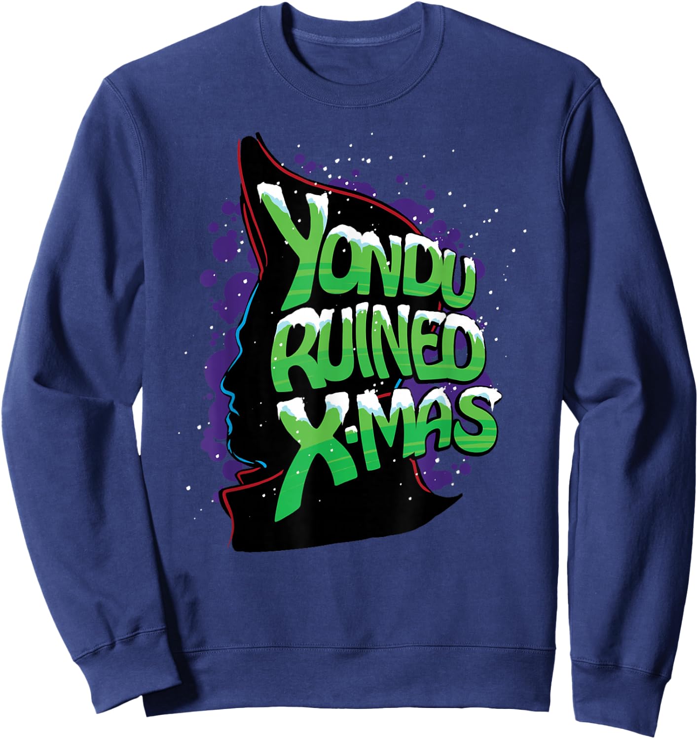 Marvel Guardians of the Galaxy Yondu Ruined Christmas Sweatshirt - Sweatshirt | Navy