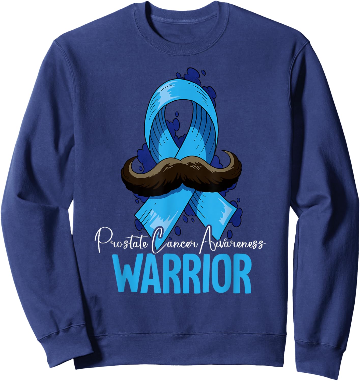 Warrior Prostate Cancer Awareness Sweatshirt - Sweatshirt | Navy