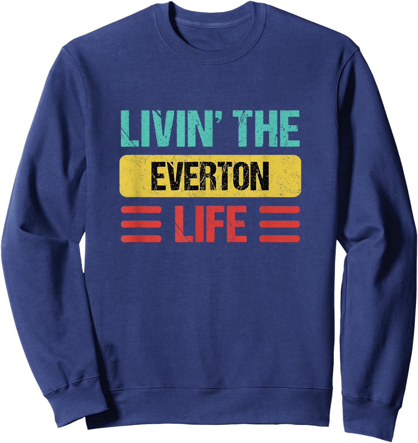Everton Name Sweatshirt - Sweatshirt | Navy