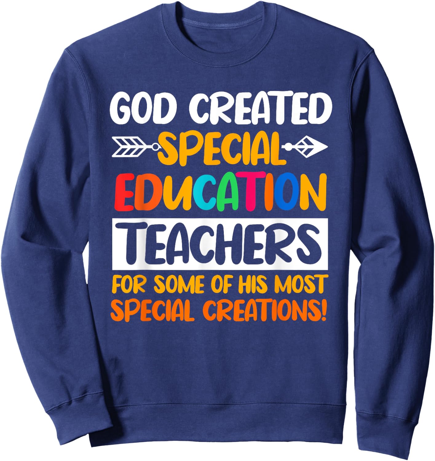 Special Education Teachers SPED Instructor Educator Women Kids Sweatshirt - Sweatshirt | Navy