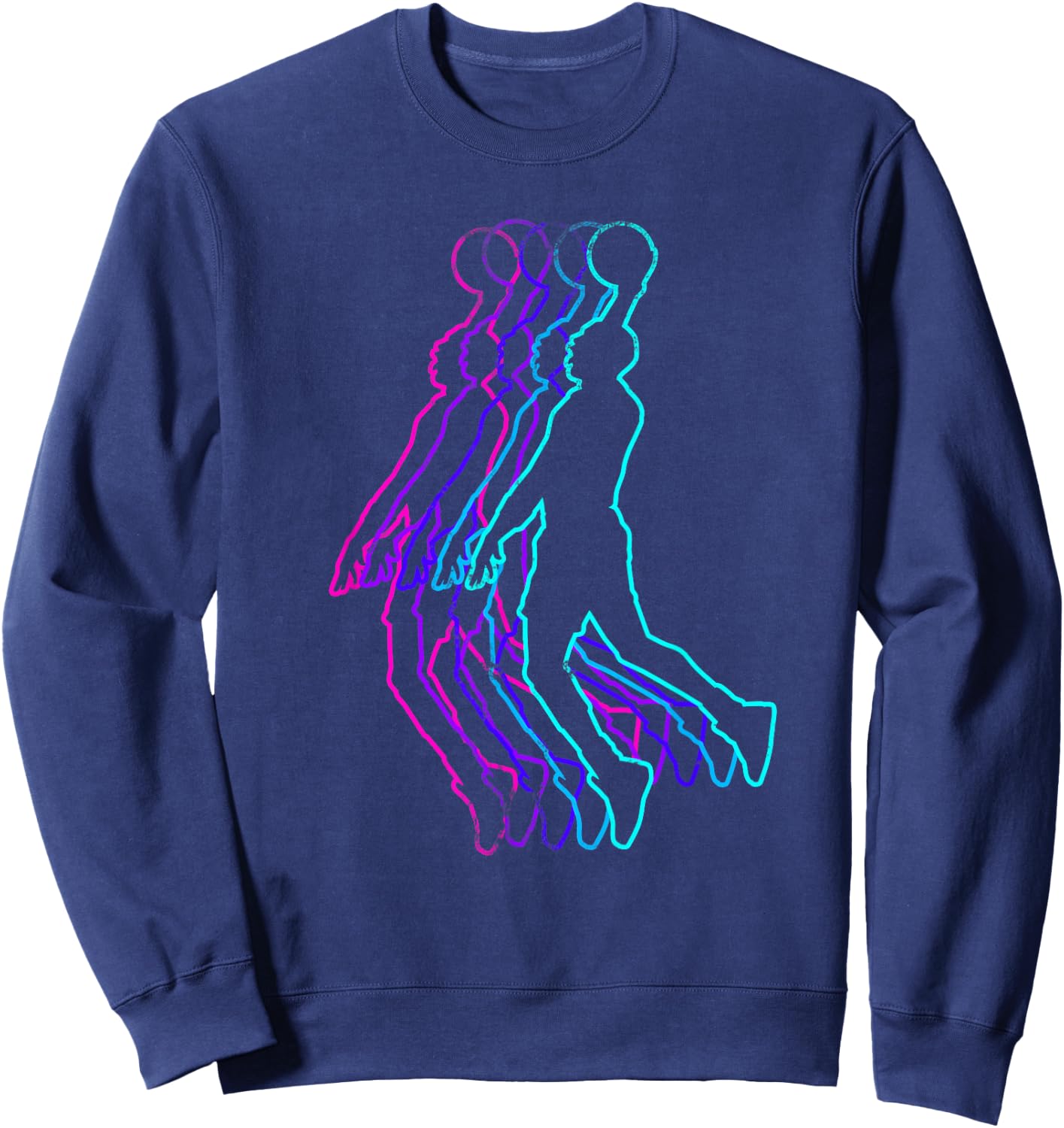 Basketball Kids Youth Player Slam Dunk Teens Sweatshirt - Sweatshirt | Navy