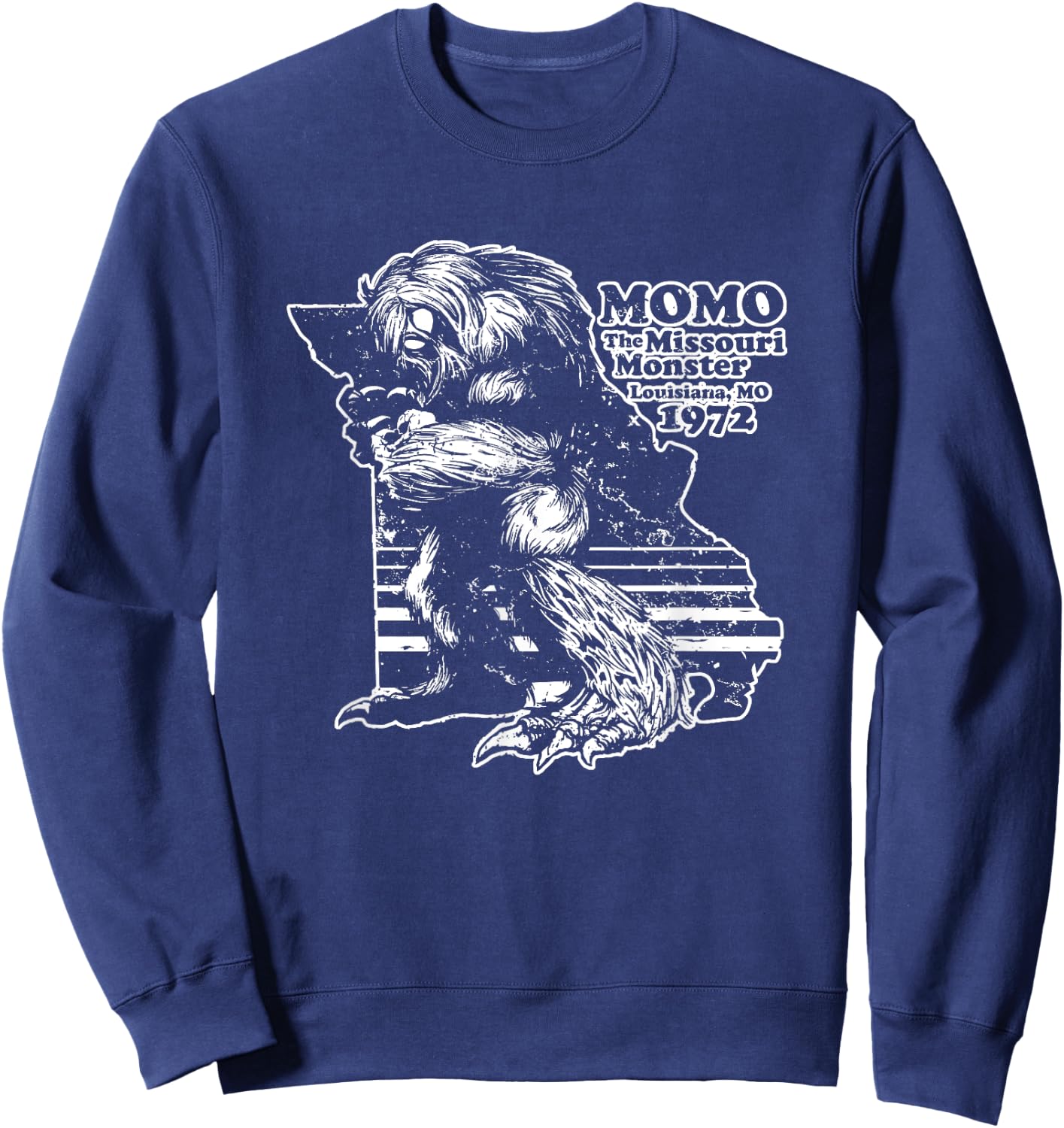 Momo The Missouri Monster Sweatshirt - Sweatshirt | Navy
