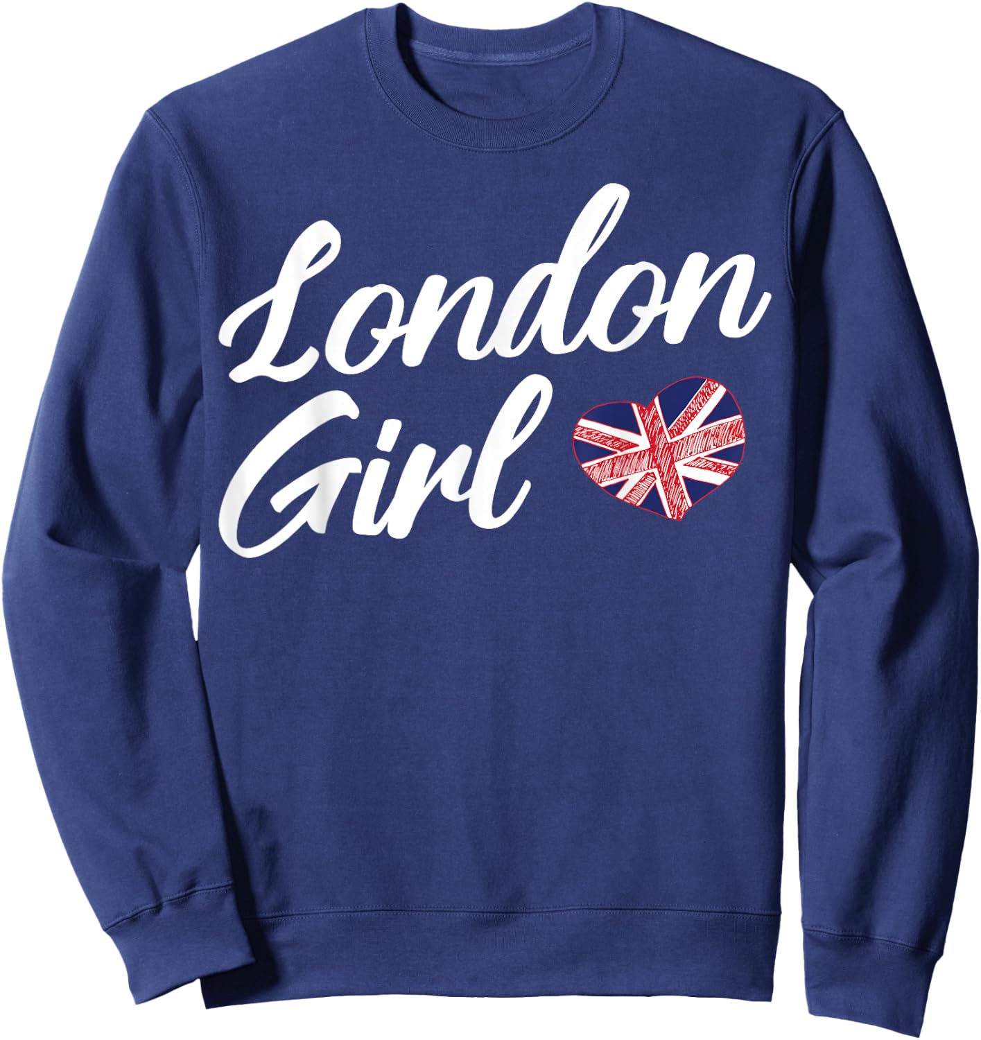 London Girl United Kingdom London Sweatshirt - Sweatshirt | Navy