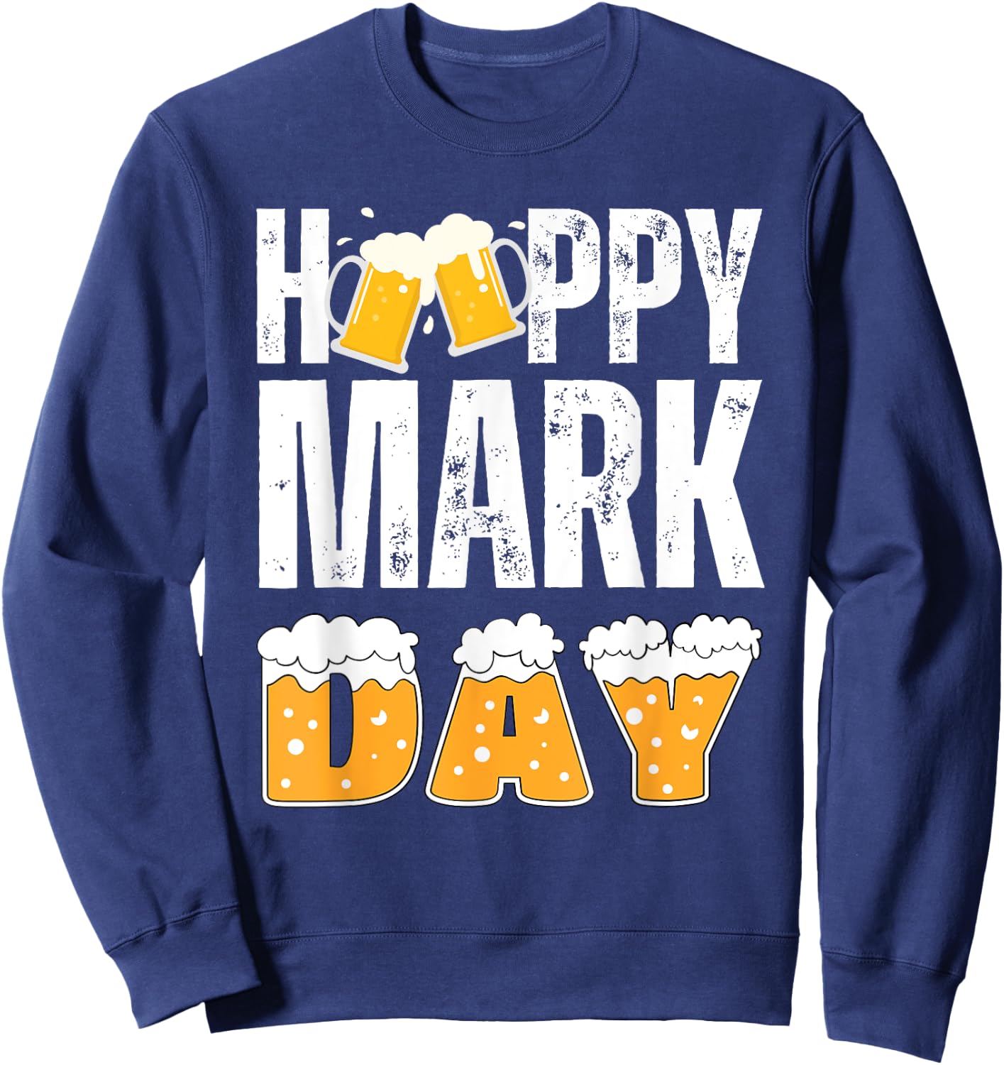 MARK Gifts Family Matching Birthday Personalized Name Idea Sweatshirt - Sweatshirt | Navy