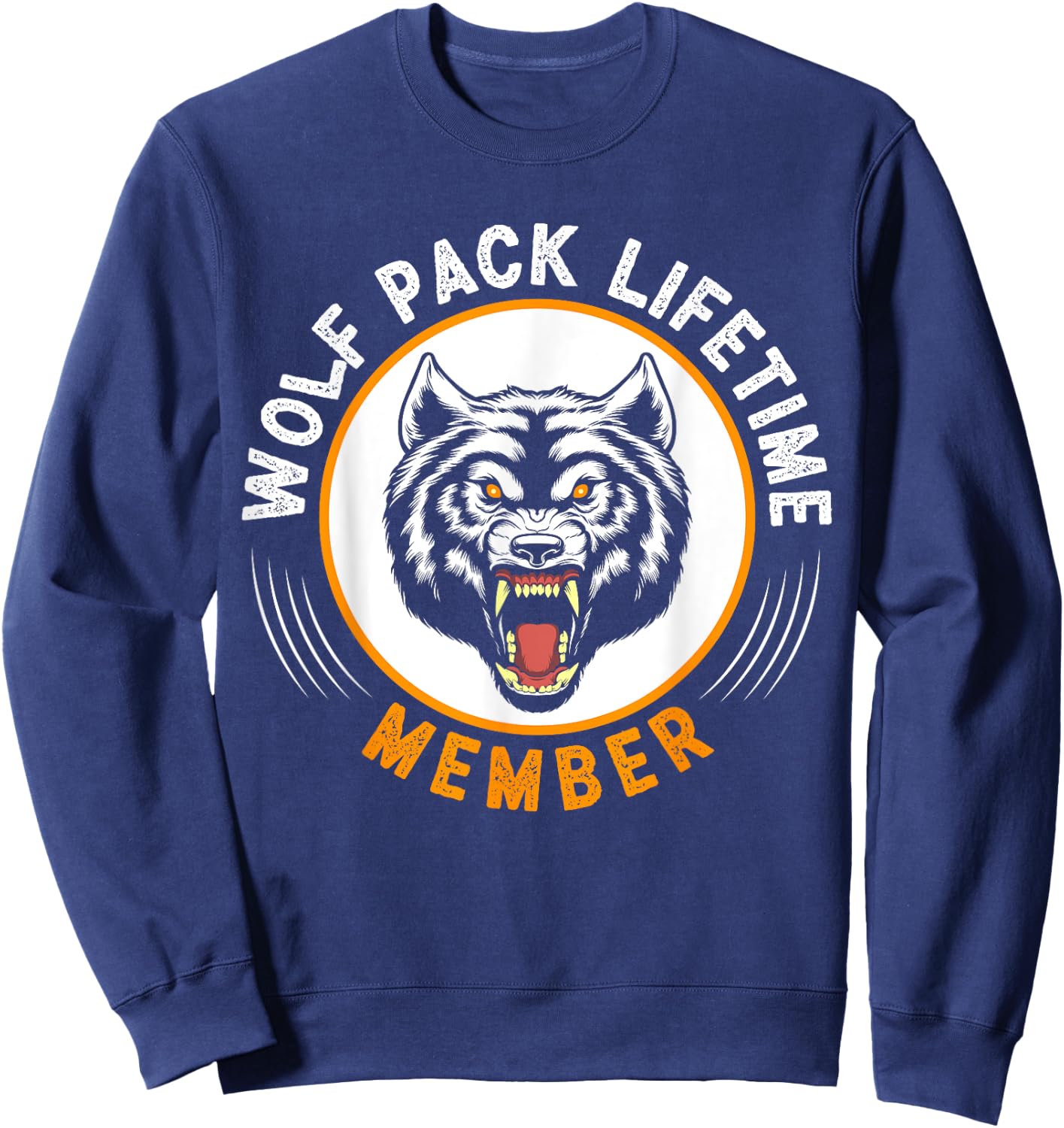 Wolf Pack Lifetime Member Sweatshirt - Sweatshirt | Navy