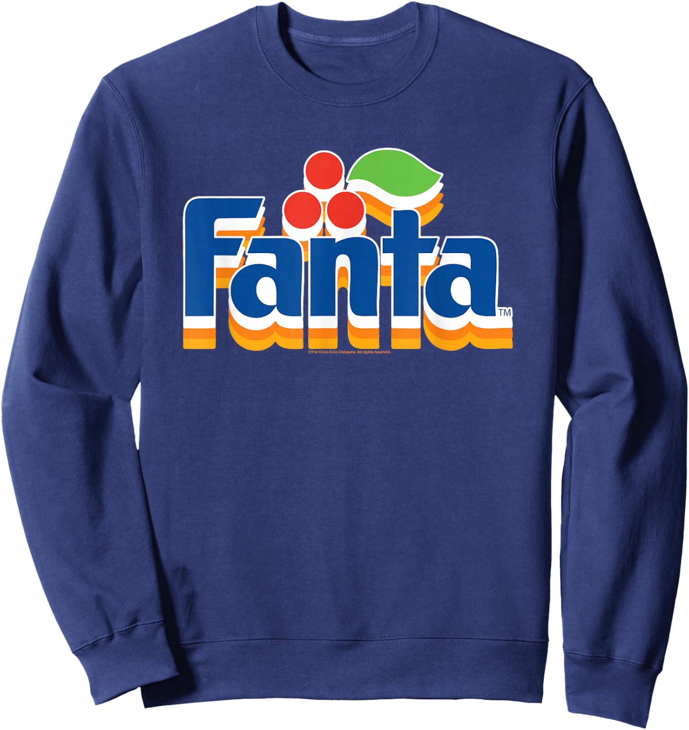 Coca-Cola - Stacked Fanta Logo Sweatshirt - Sweatshirt | Navy