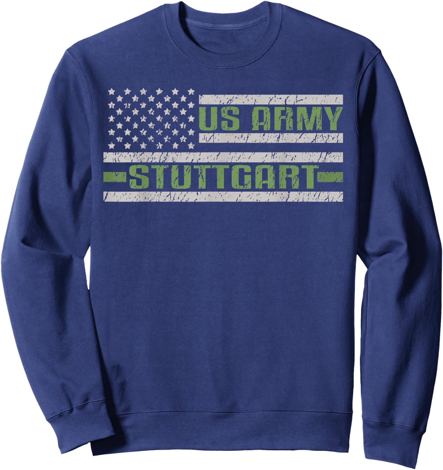 Stuttgart US Military Installation Army Base Sweatshirt - Sweatshirt | Navy