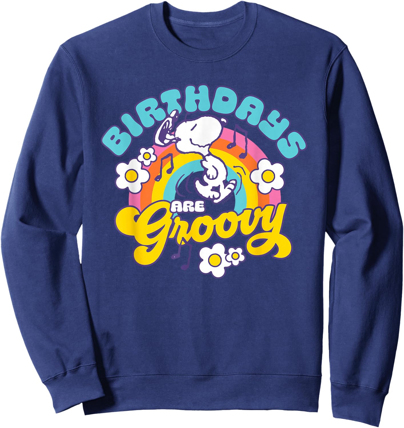 Peanuts - Birthdays are Great Sweatshirt - Sweatshirt | Navy