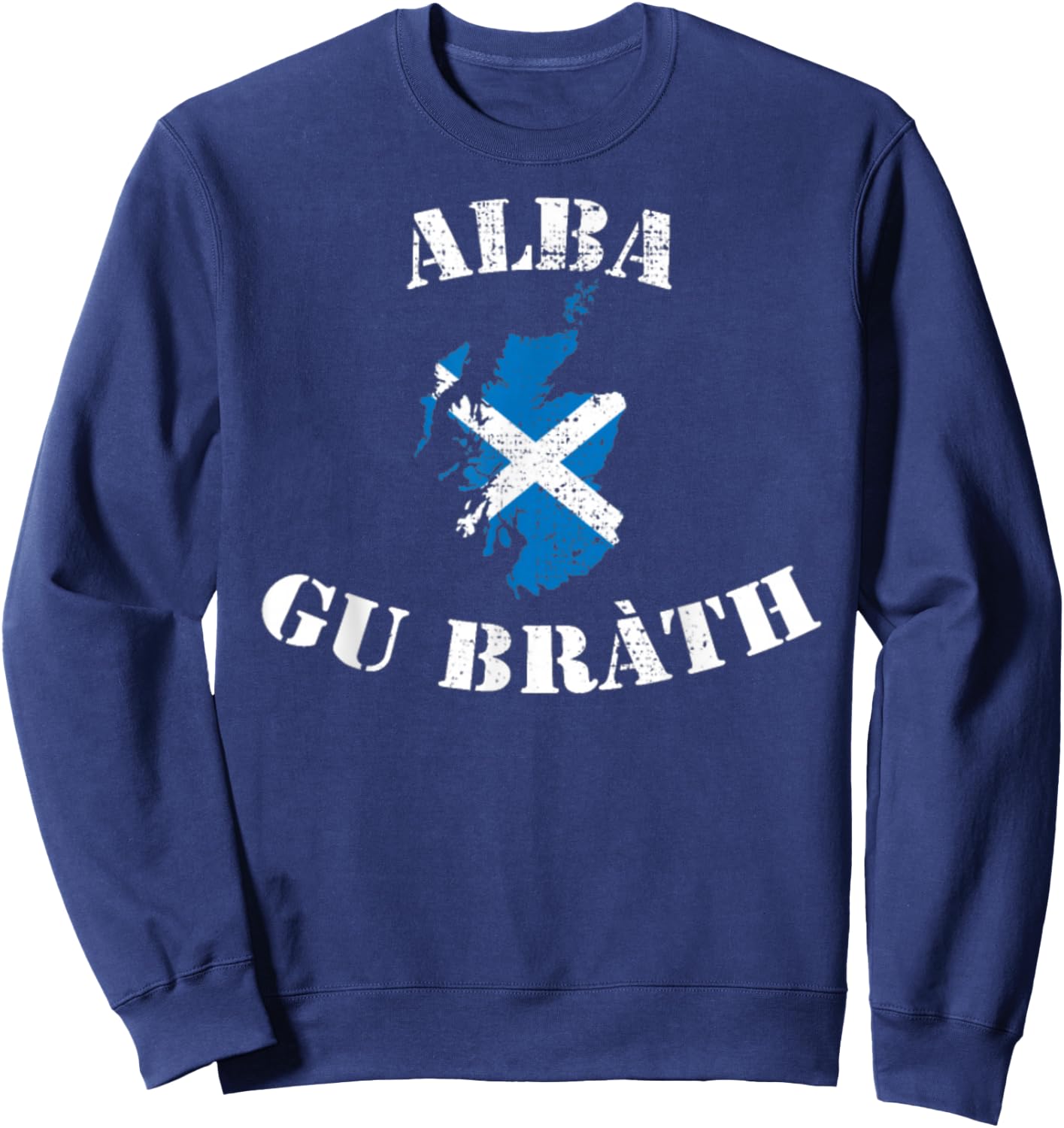 Scotland Forever I Alba Gu Brath Sweatshirt - Sweatshirt | Navy