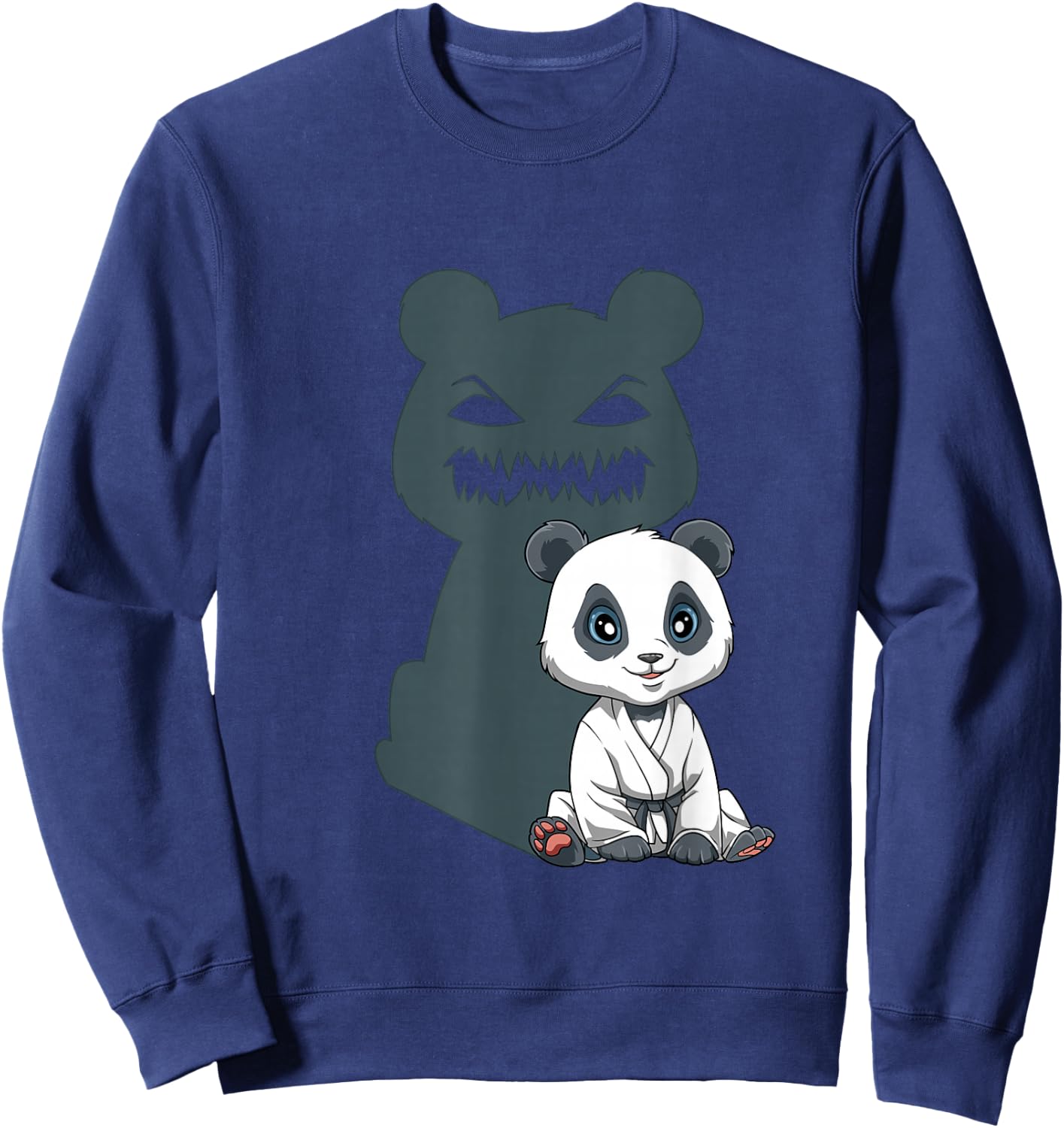 Funny BJJ Panda - Brazilian Jiu Jitsu Grappling Sweatshirt - Sweatshirt | Navy