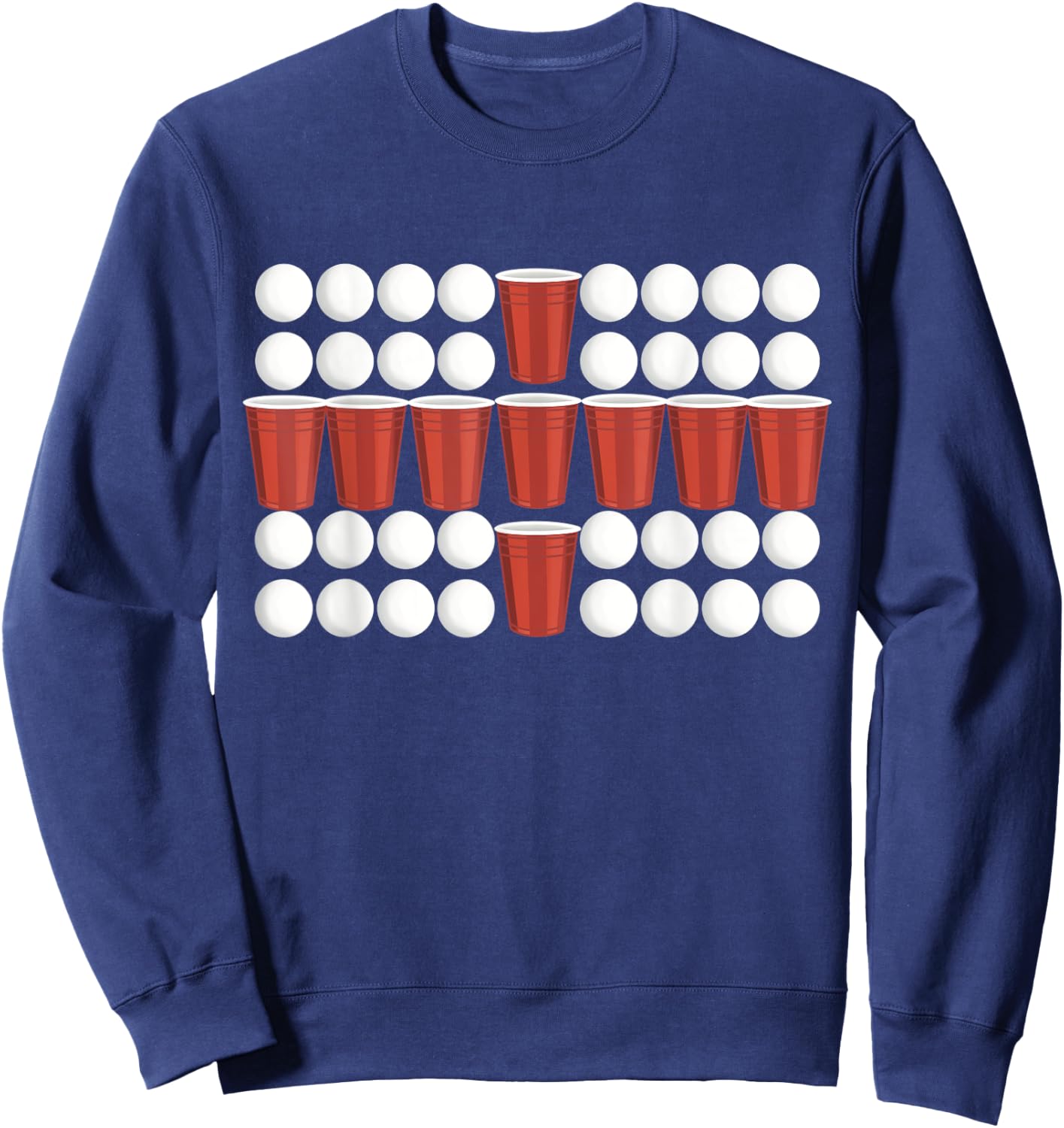 Beer Pong England Flag Sweatshirt - Sweatshirt | Navy