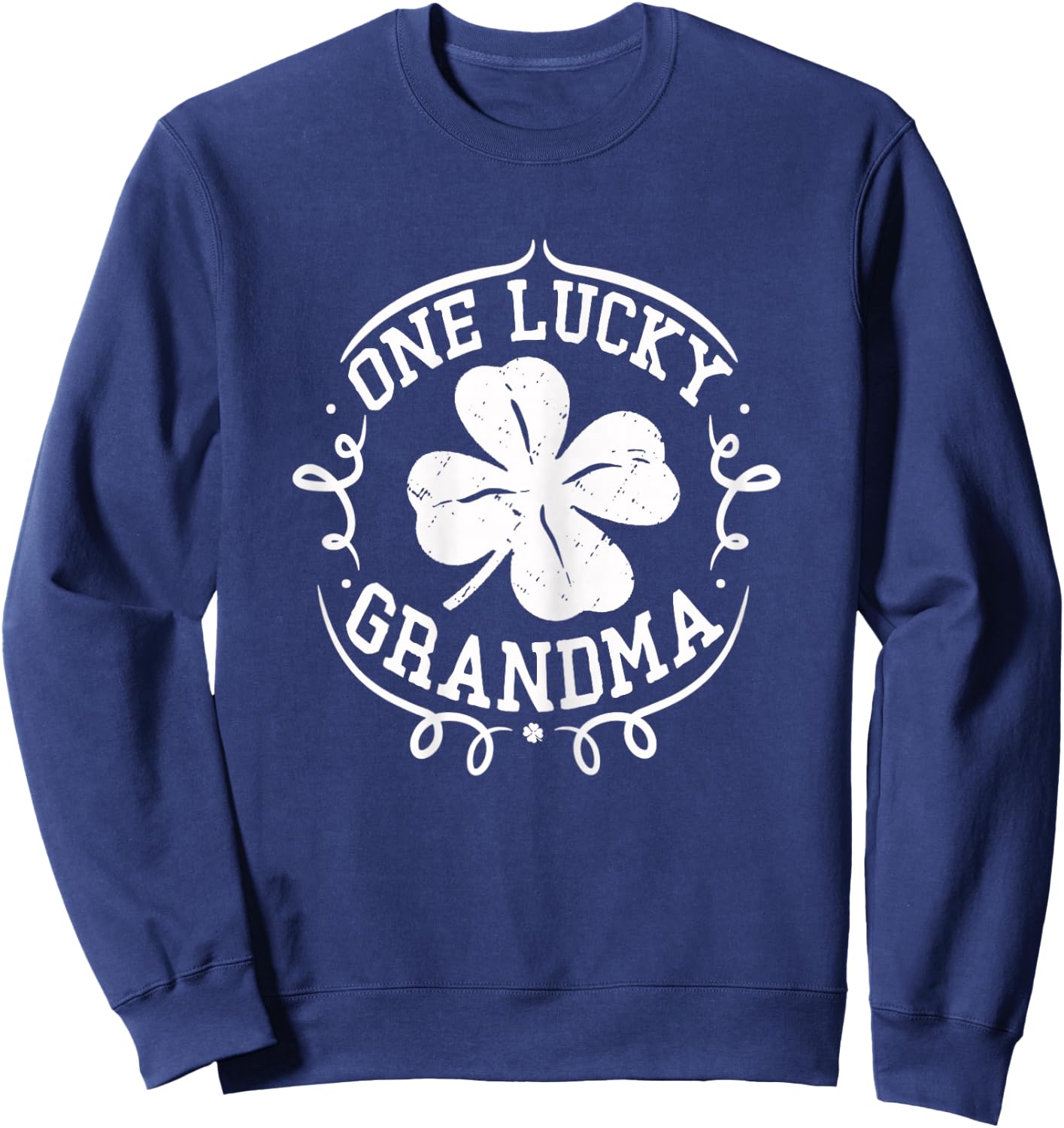 One Lucky Grandma Shirt St Patrick's Day Gifts Sweatshirt - Sweatshirt | Navy
