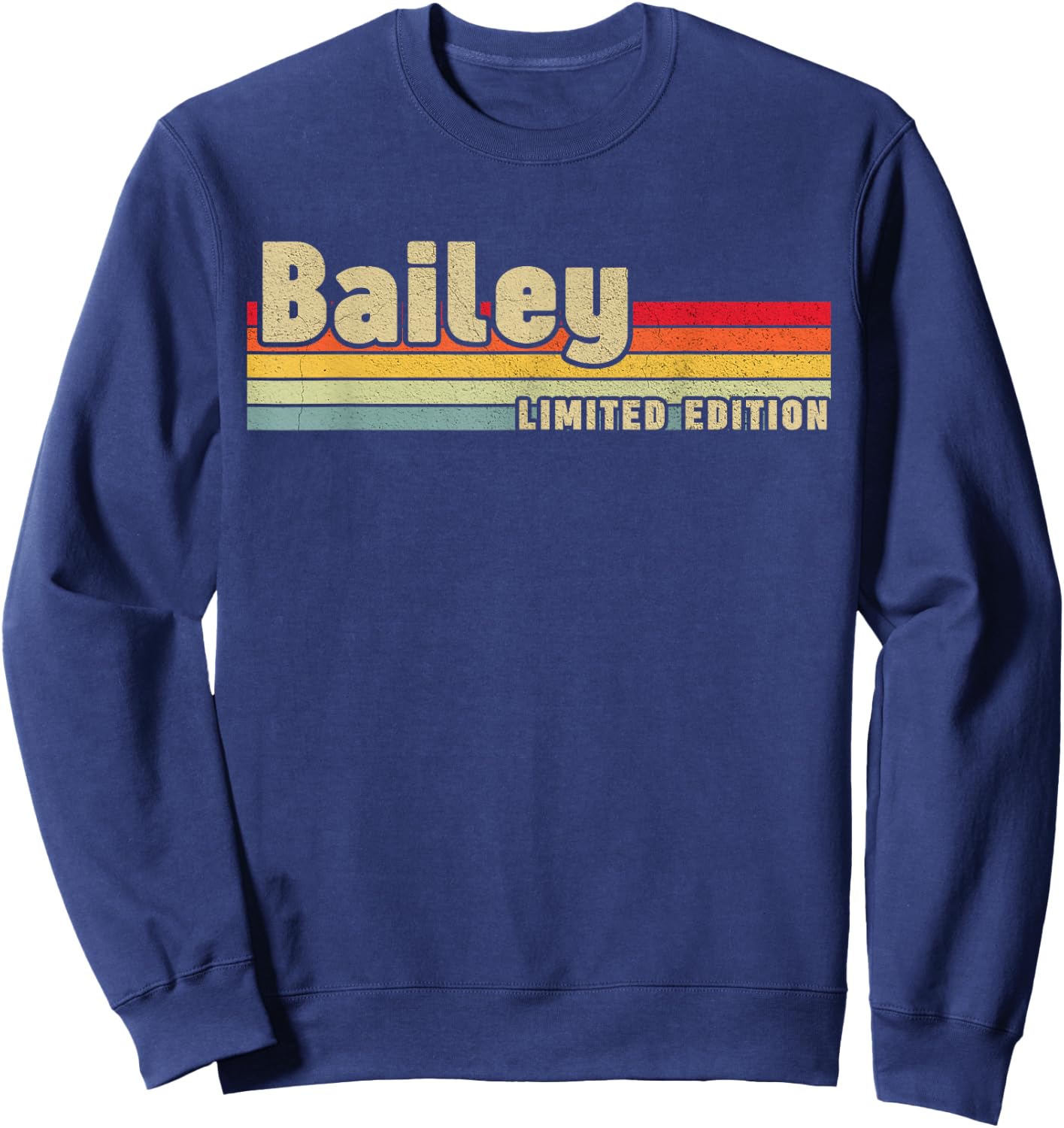 Bailey Gift Name Personalized Birthday Funny Christmas Sweatshirt - Sweatshirt | Navy