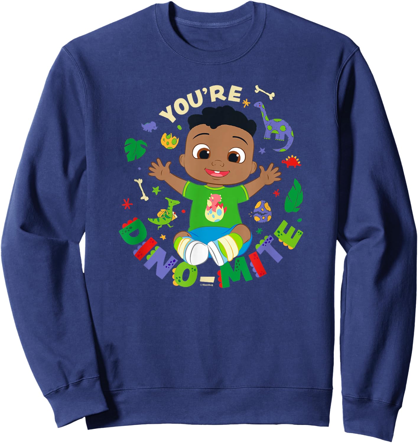 CoComelon Cody You're Dino-Mite Sweatshirt - Sweatshirt | Navy