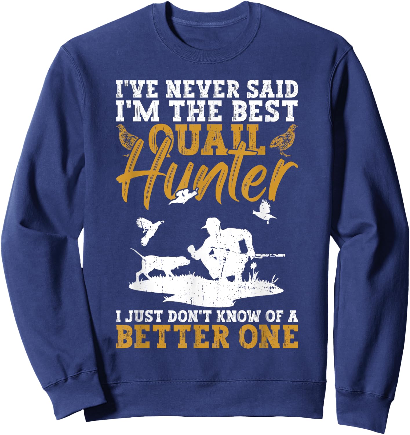 Quail Hunter And Upland Hunting Sweatshirt - Sweatshirt | Navy