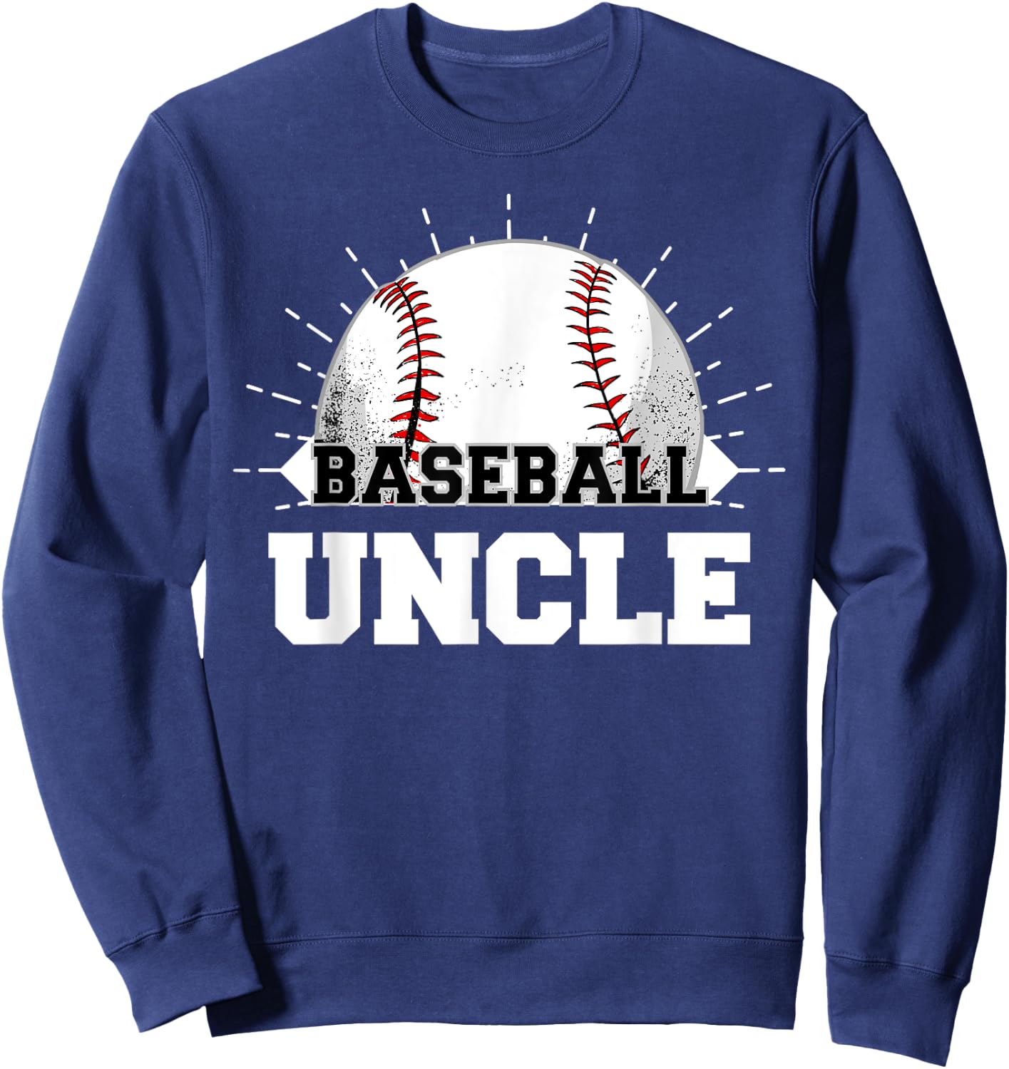 Game Day Baseball Uncle Sweatshirt - Sweatshirt | Navy