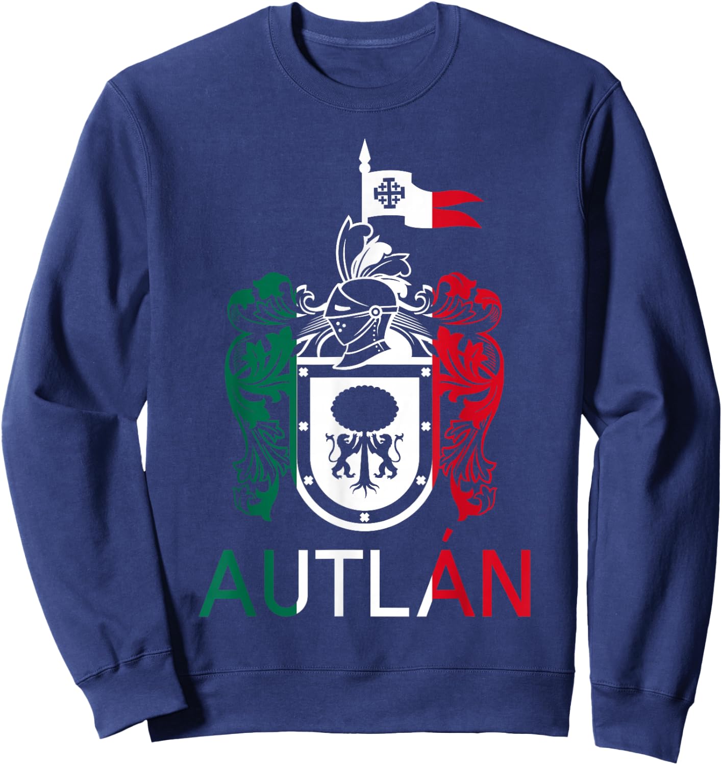 Autlan Jalisco Estado De Mexico Escudo Eagle Aguila Sweatshirt - Sweatshirt | Navy