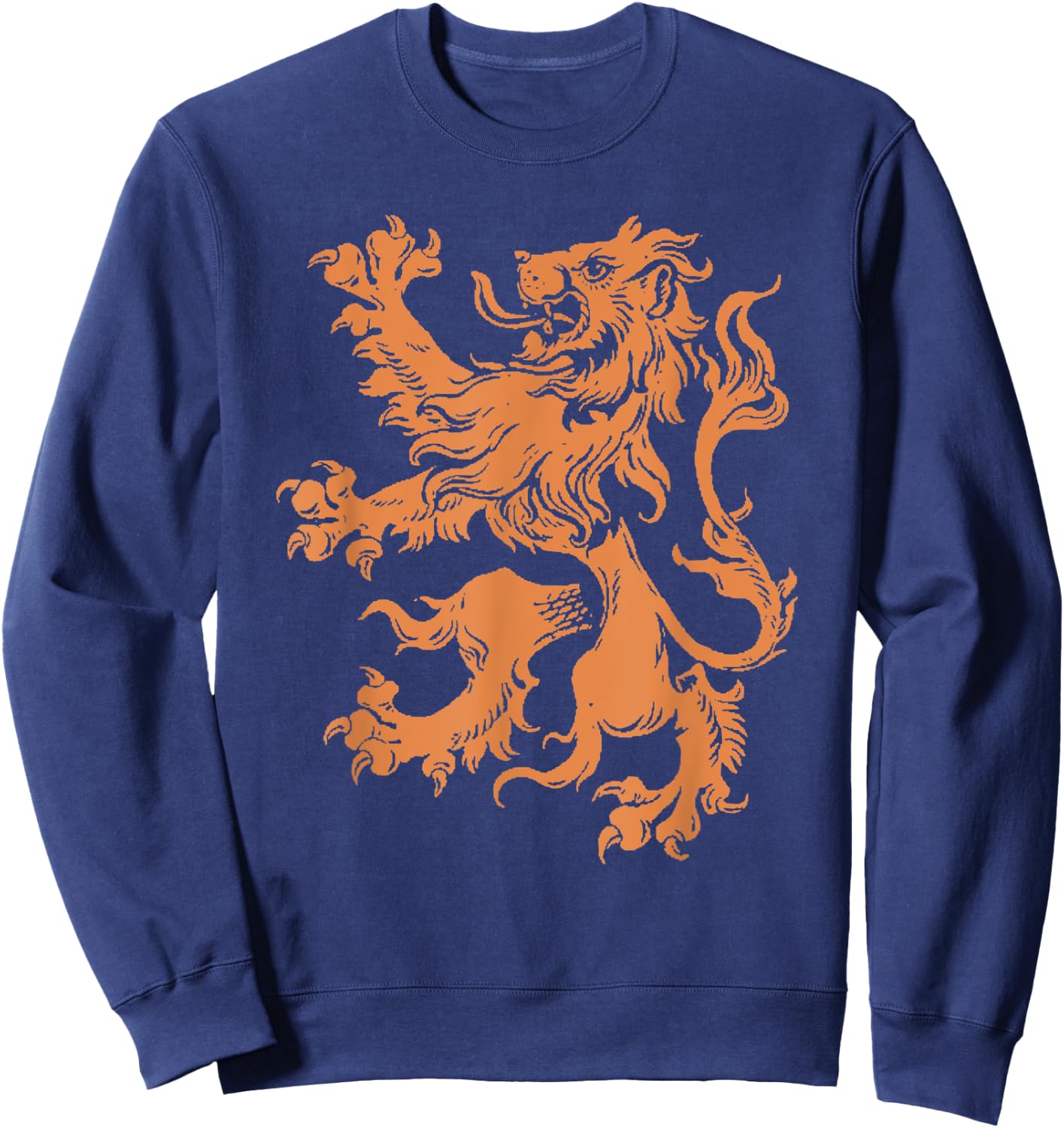 RAMPANT LION | Holland Crest | Dutch Lion Sweatshirt - Sweatshirt | Navy