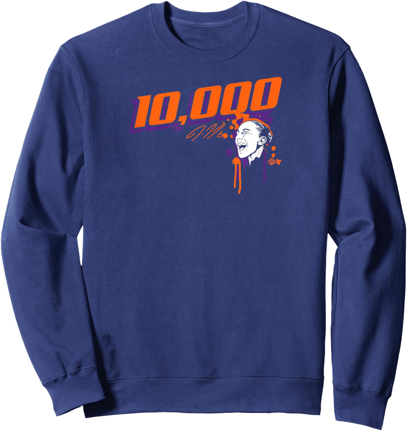 Diana Taurasi: 10,000 Points - Phoenix Basketball Sweatshirt - Sweatshirt | Navy