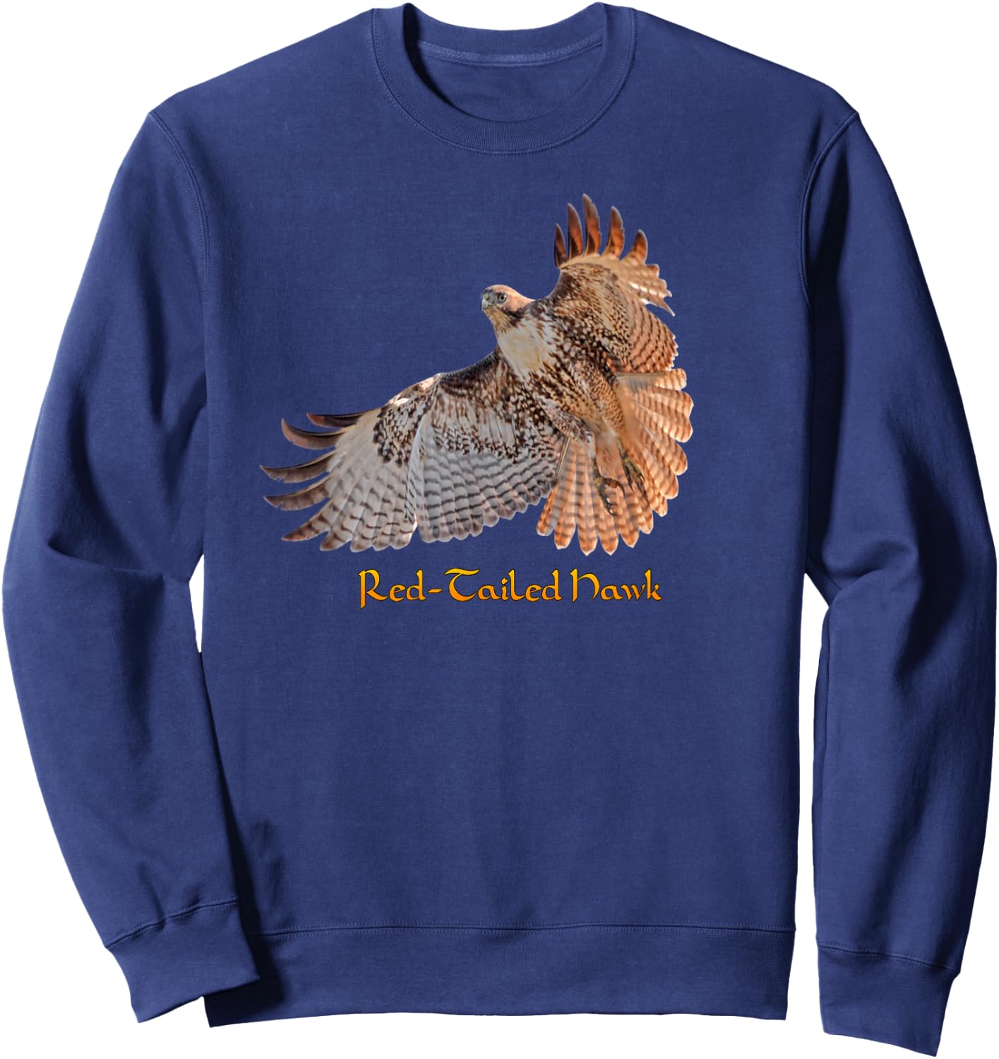 Red Tailed Hawk Sweatshirt - Sweatshirt | Navy