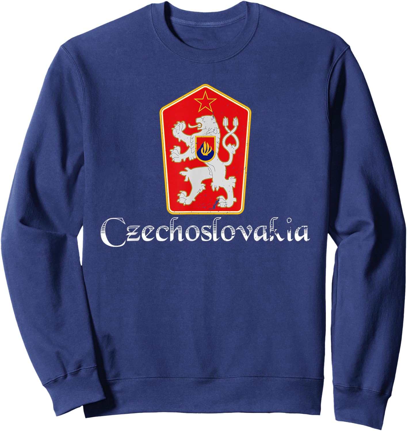Czechoslovakia Czech Slovak central Europe communist Sweatshirt - Sweatshirt | Navy